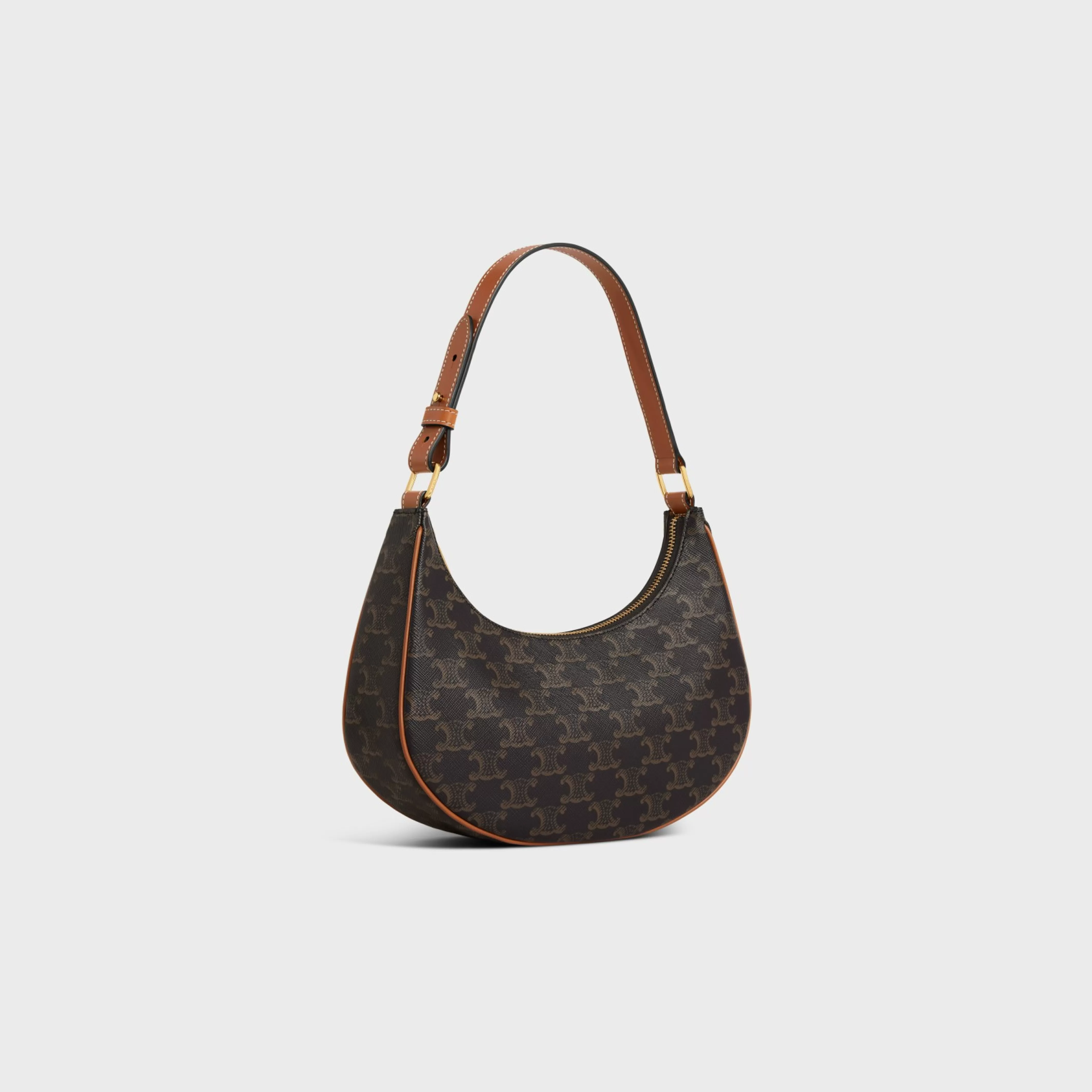 Ava Bag in Triomphe Canvas and calfskin^CELINE Best Sale