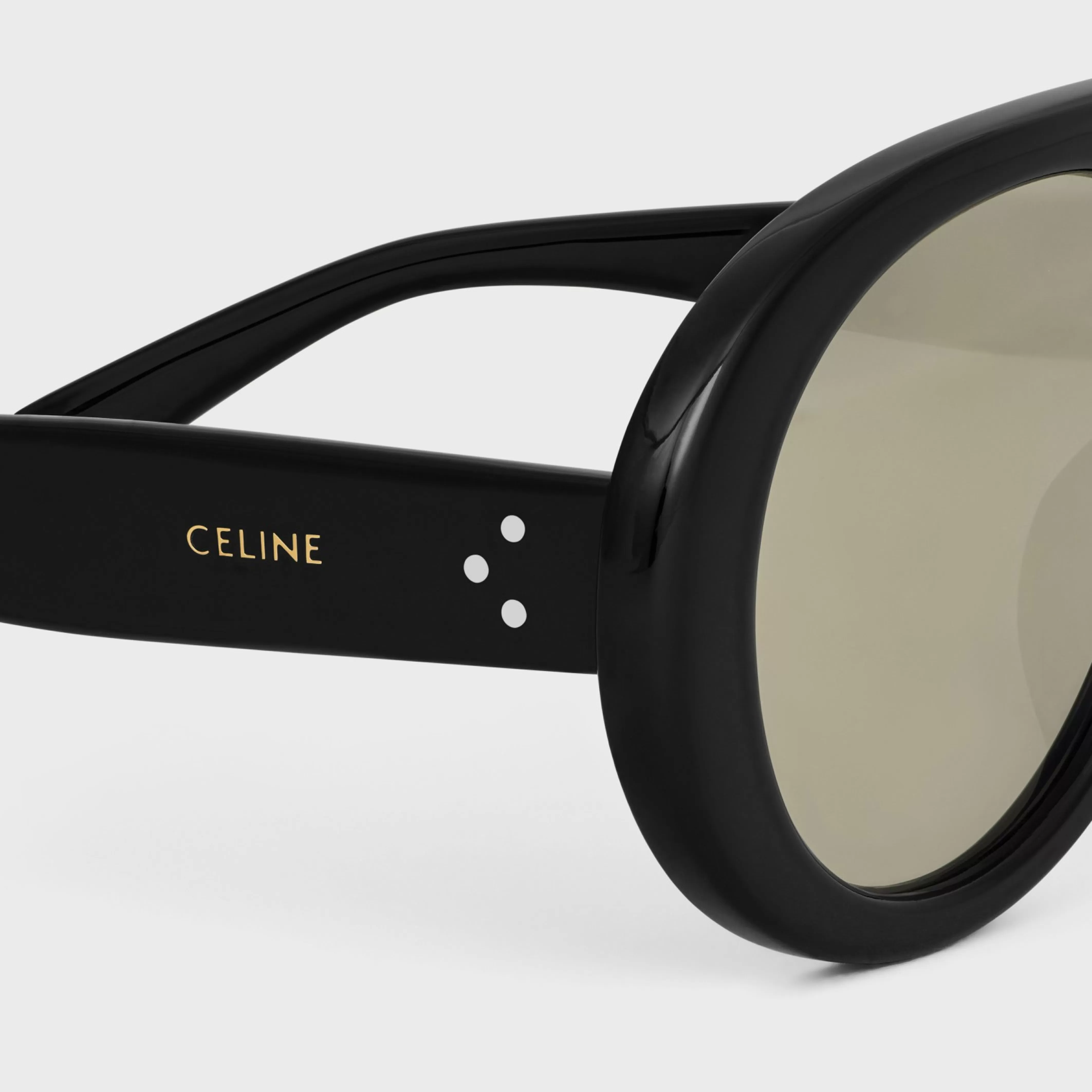 Aviator S300 Sunglasses in Acetate with Mirror Lenses^CELINE Cheap