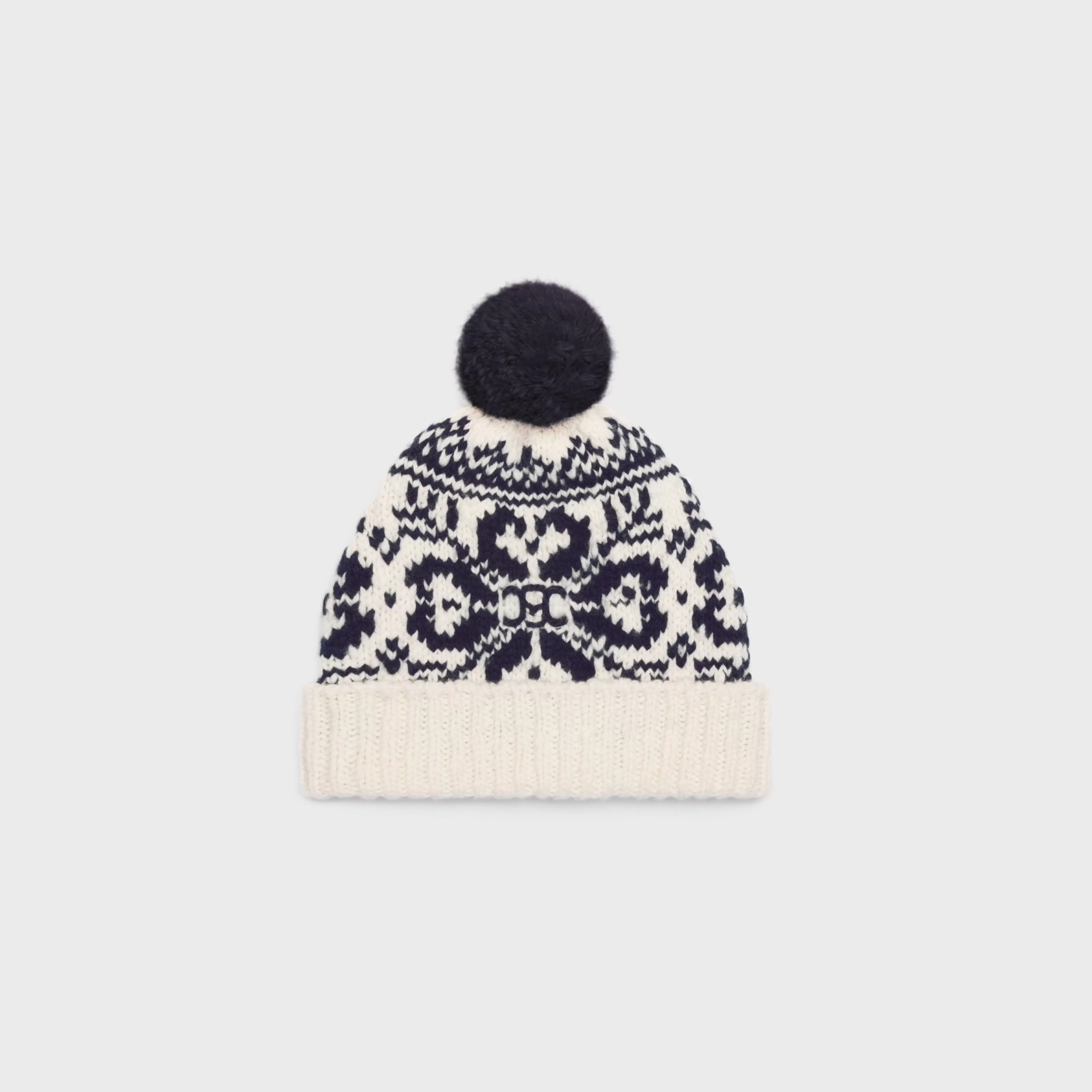 beanie in fair isle wool^CELINE Best