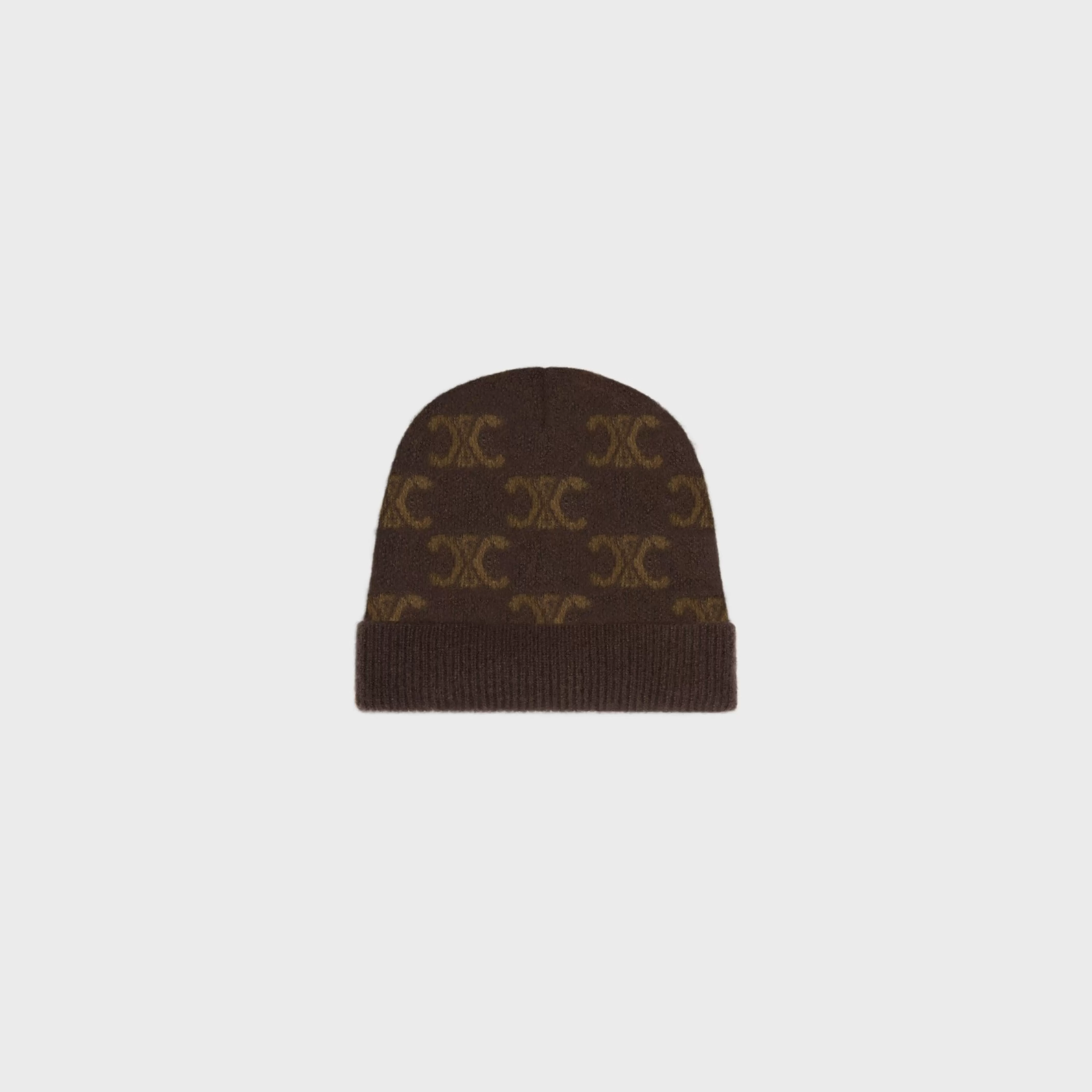 beanie in monogram wool, cashmere and silk^CELINE Shop