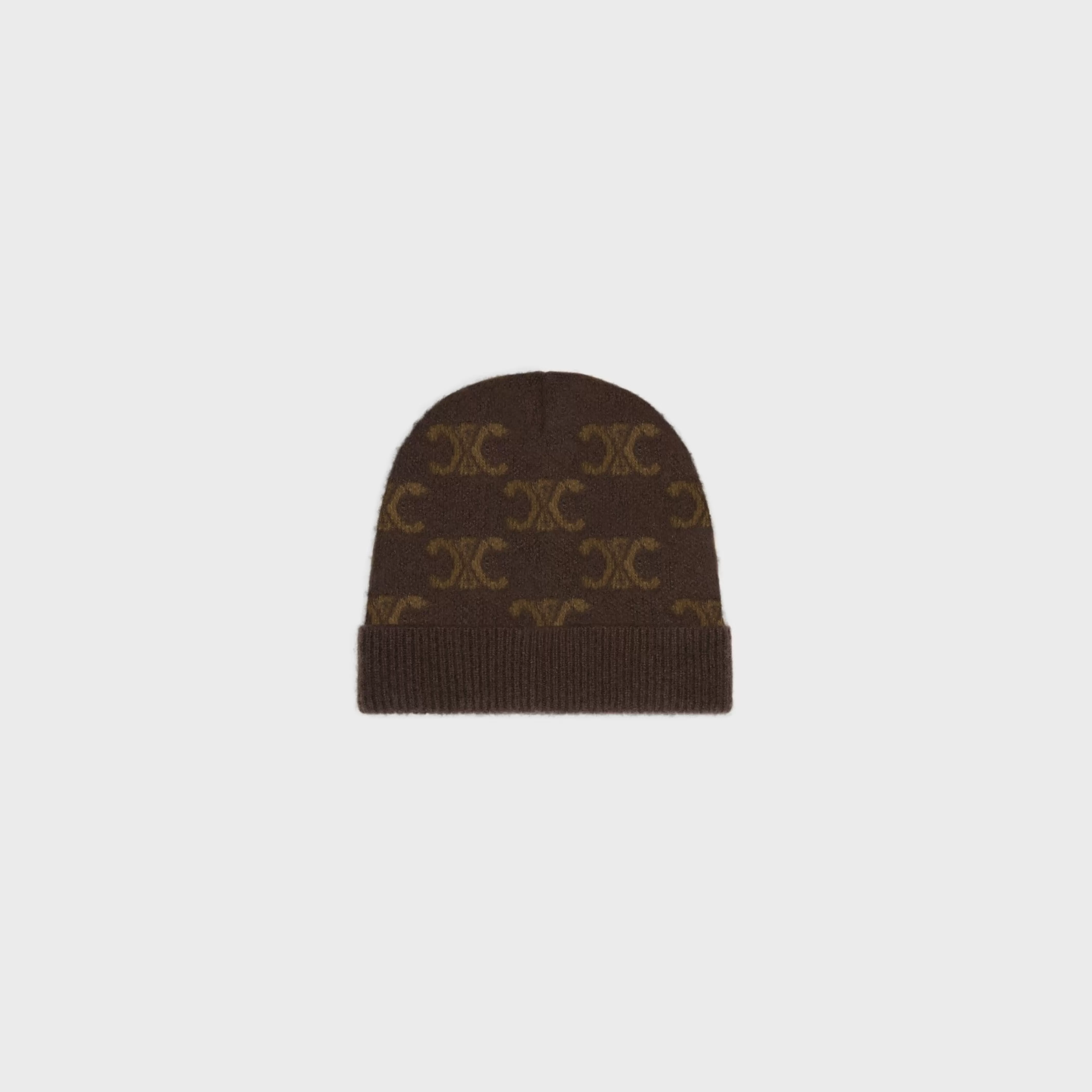 beanie in monogram wool, cashmere and silk^CELINE Shop