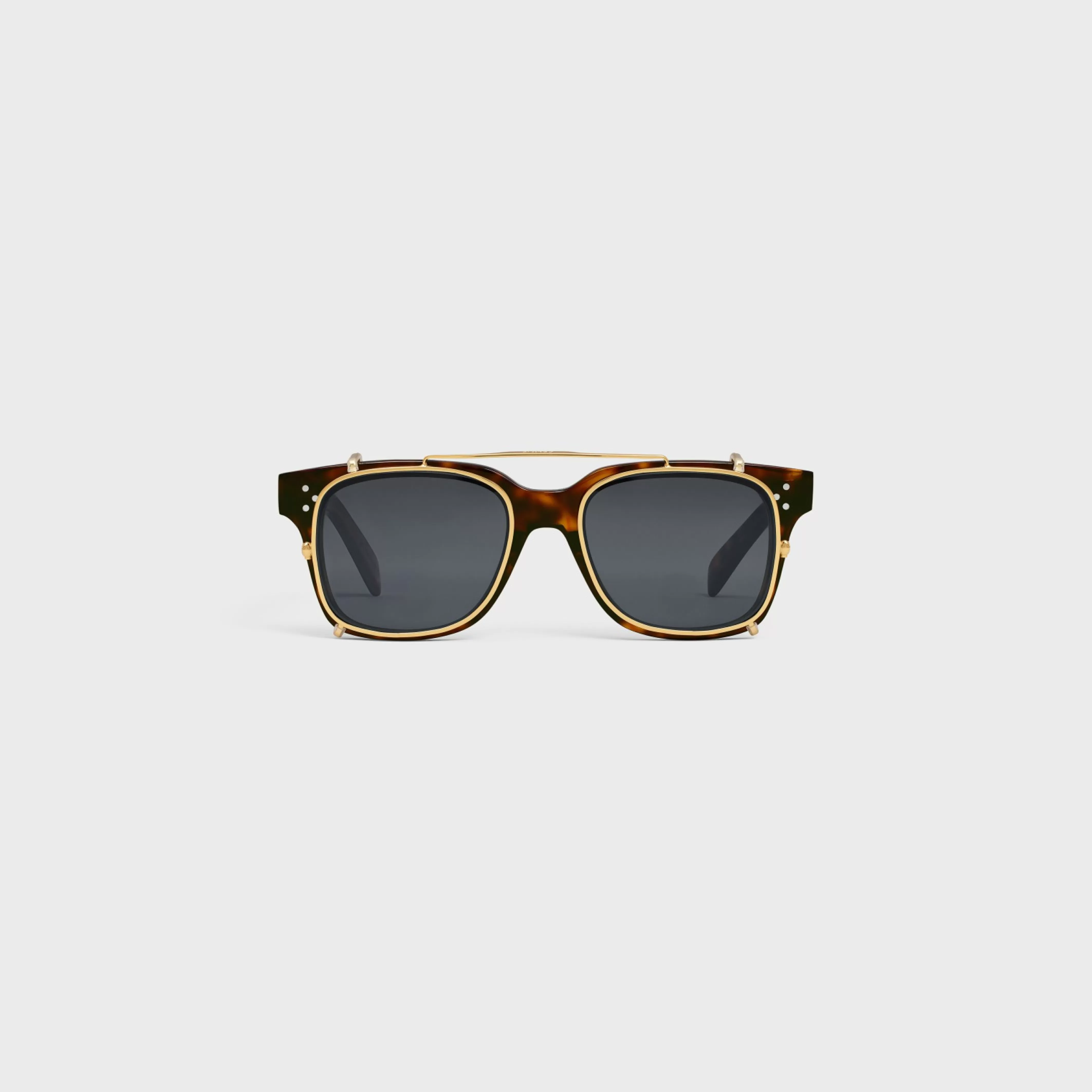 Black Frame 51 Sunglasses in Acetate with Metal^CELINE Flash Sale