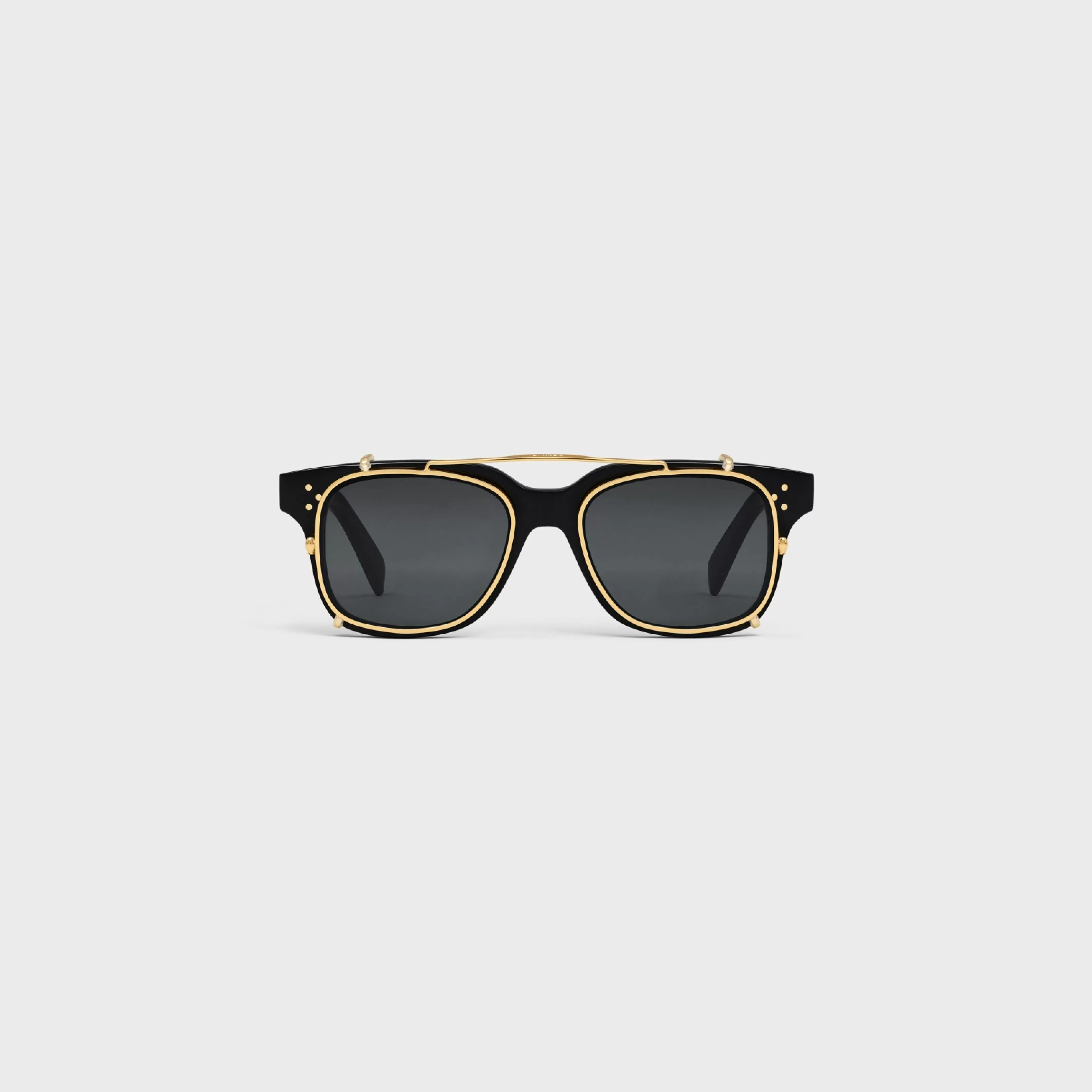 Black Frame 51 Sunglasses in Acetate with Metal^CELINE Cheap