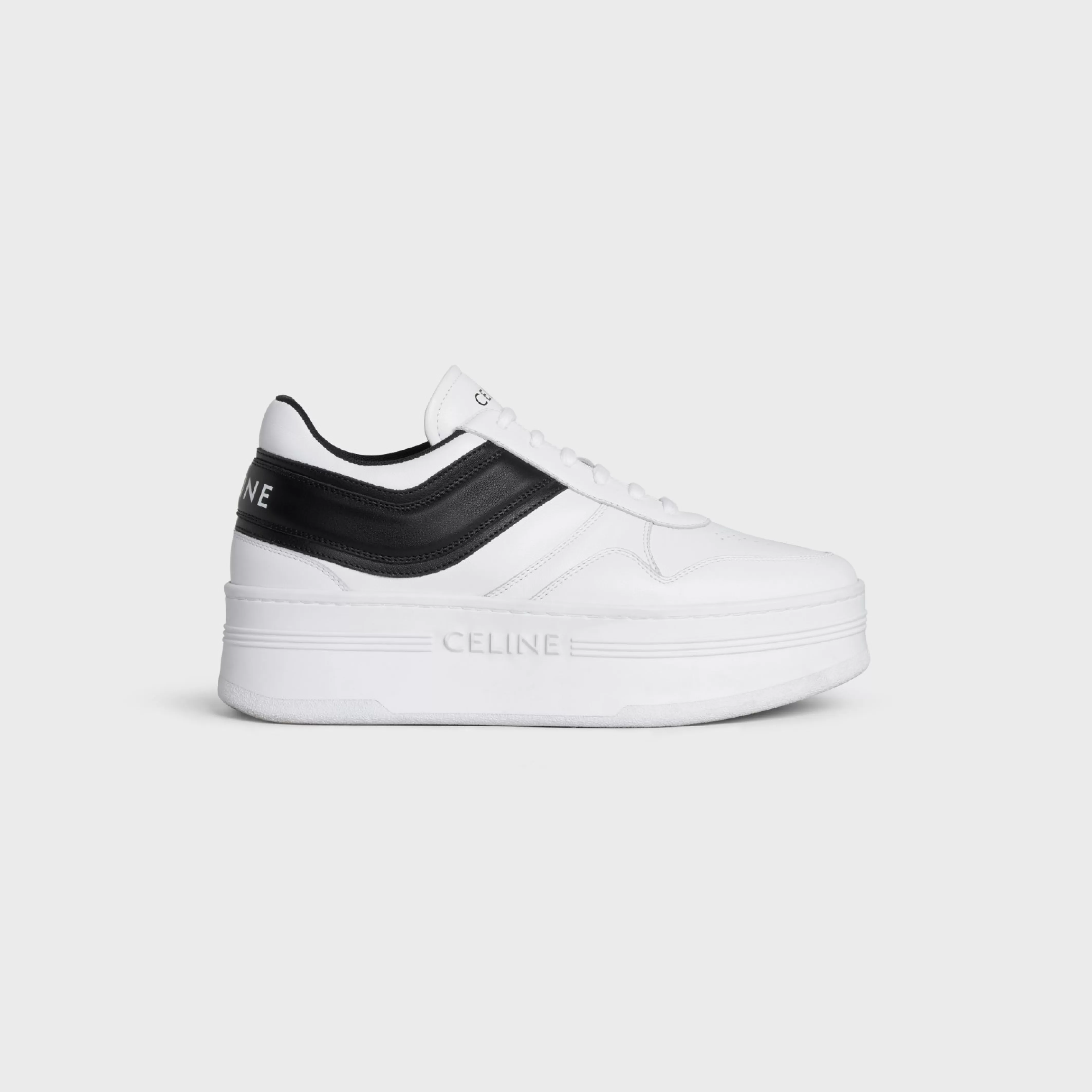 BLOCK SNEAKERS WITH WEDGE OUTSOLE in CALFSKIN^CELINE Outlet