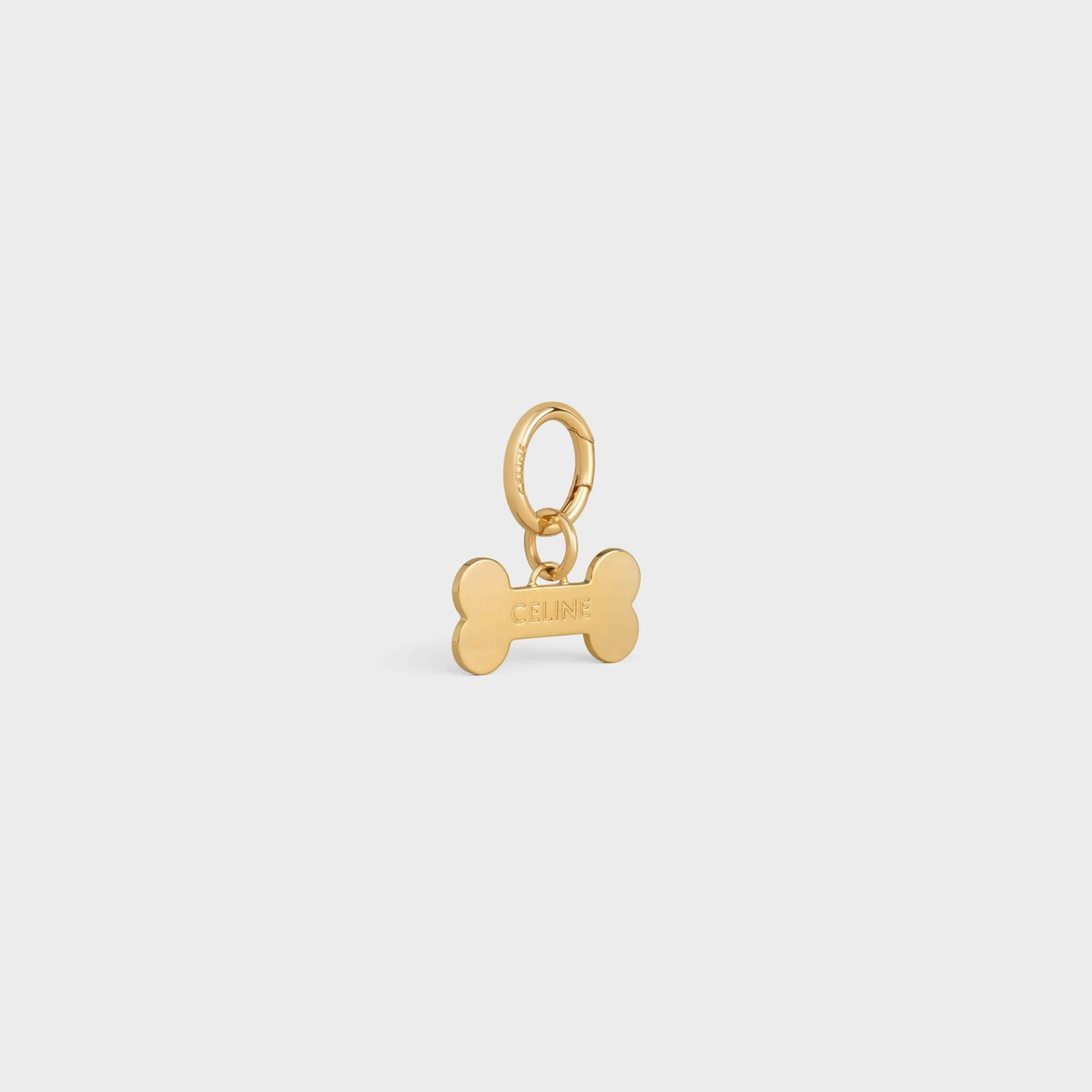 Bone dog medal in brass^CELINE Shop