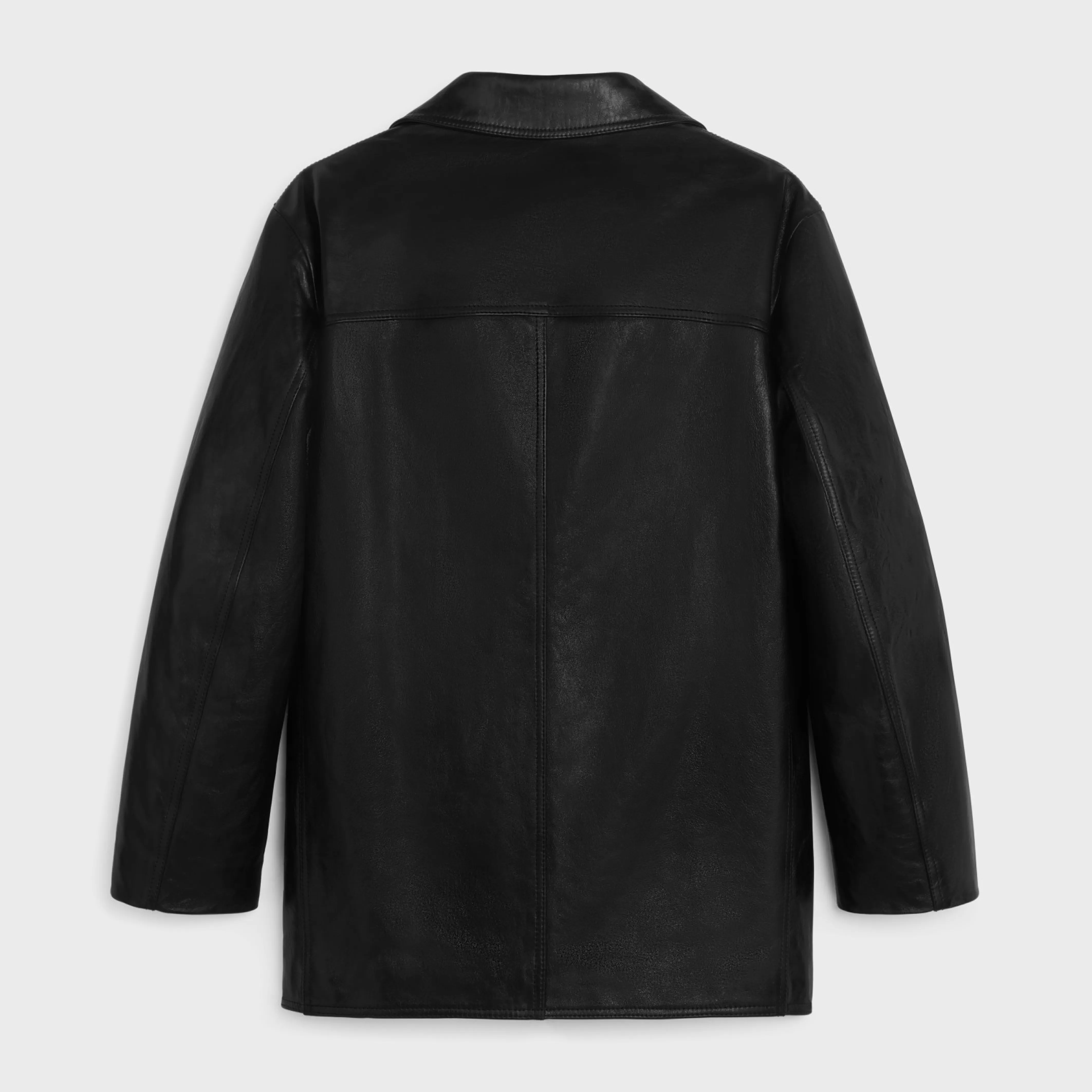 car coat in waxed lambskin^CELINE Discount