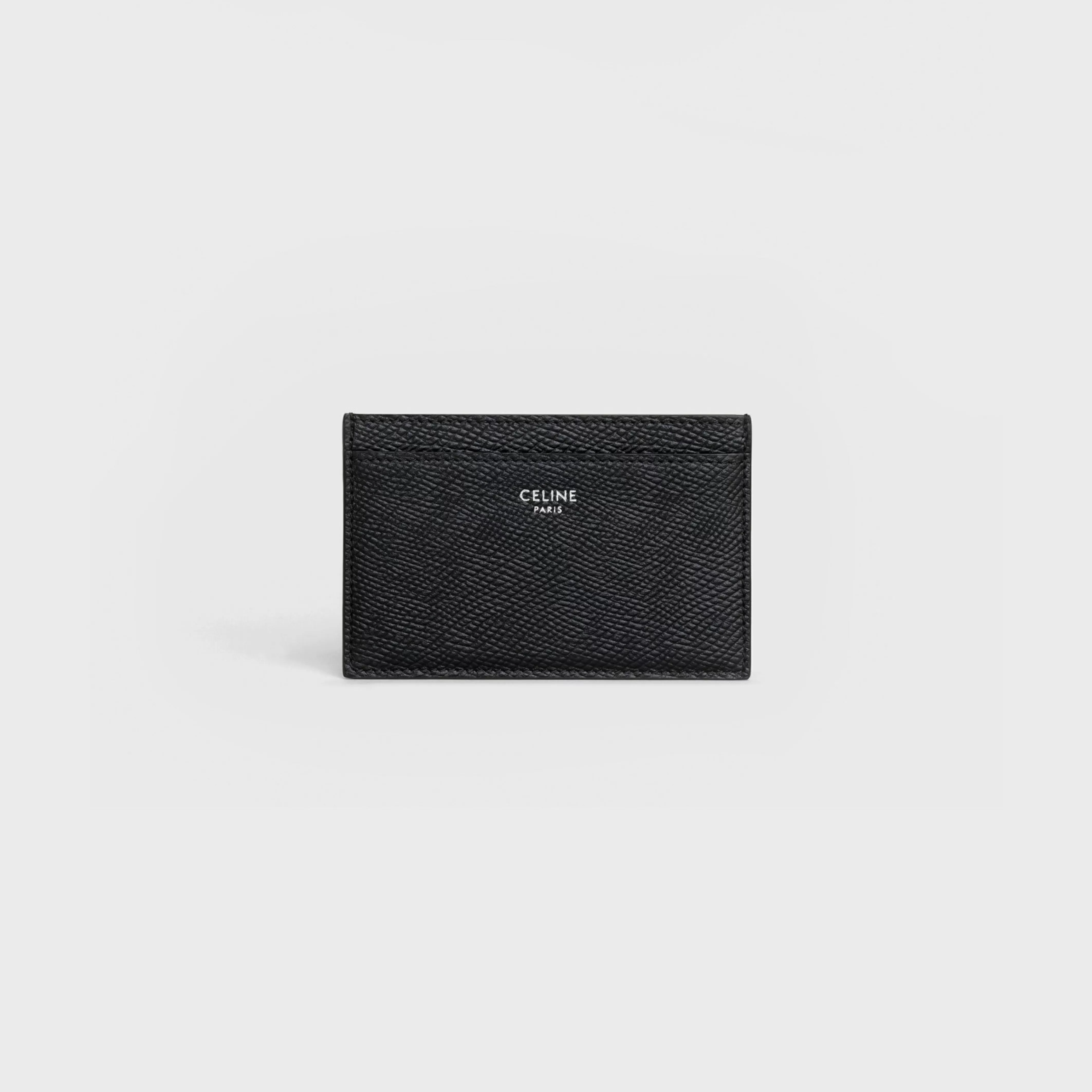 Card holder in Grained calfskin^CELINE Cheap