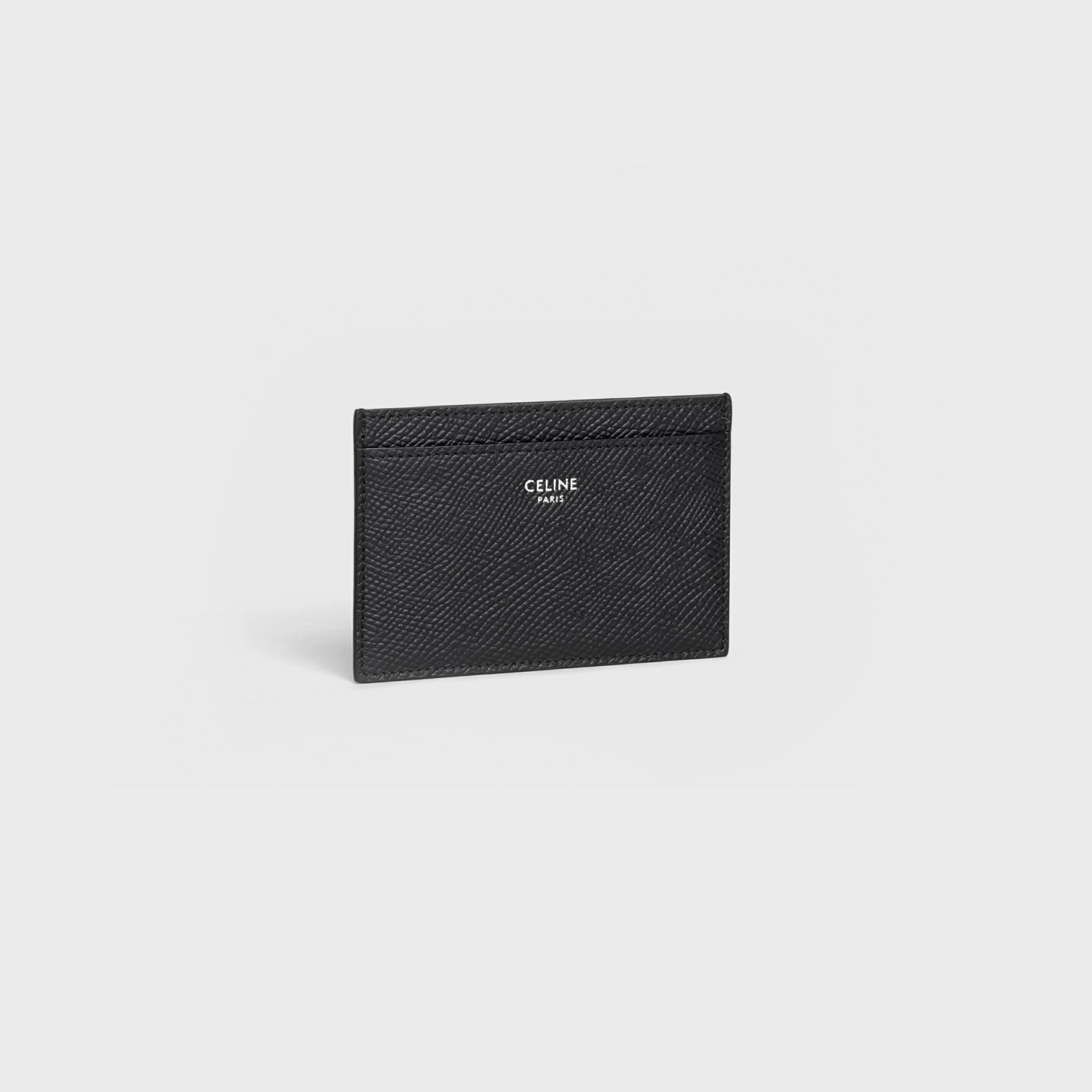 Card holder in Grained calfskin^CELINE Cheap