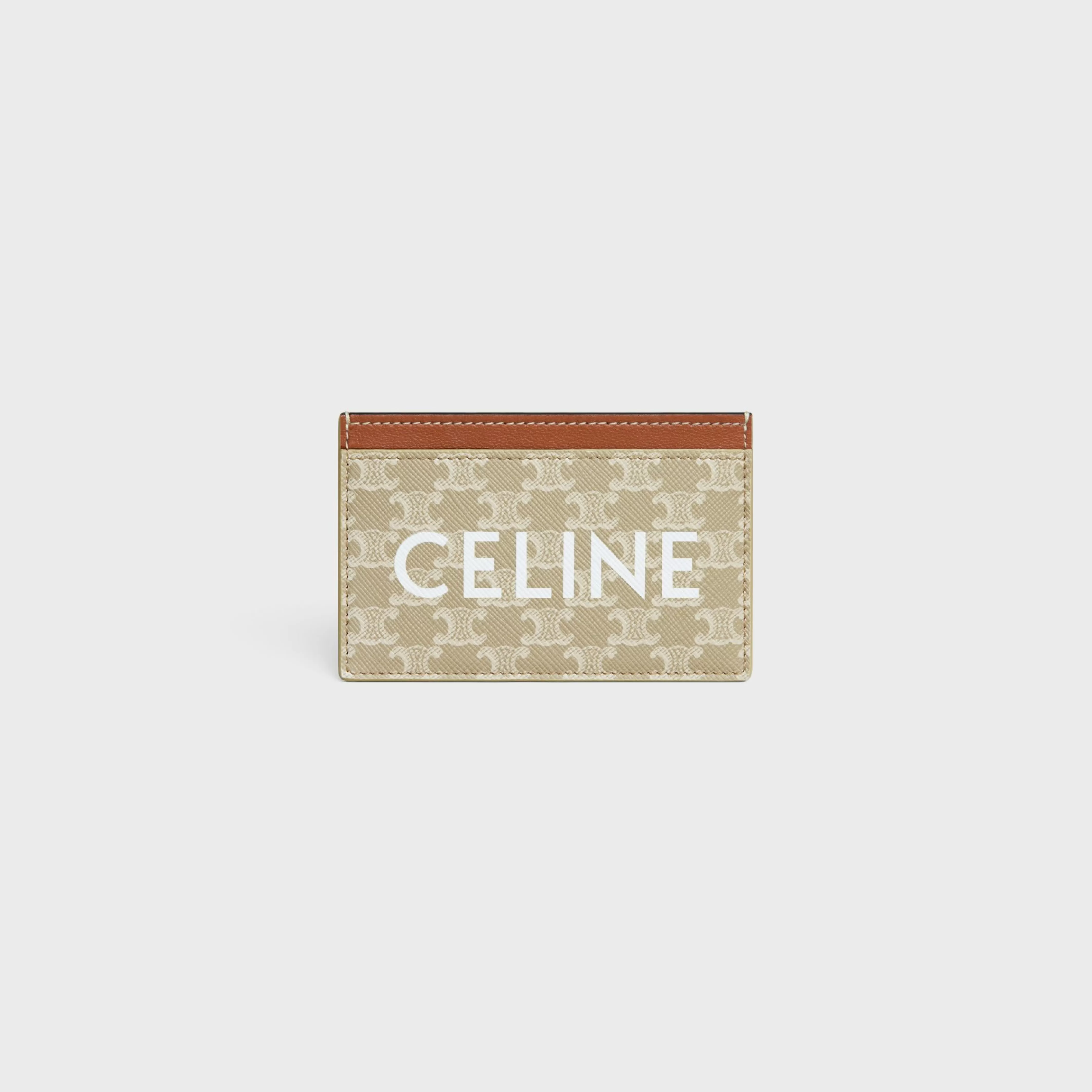 Card holder in TRIOMPHE CANVAS WITH PRINT^CELINE Best