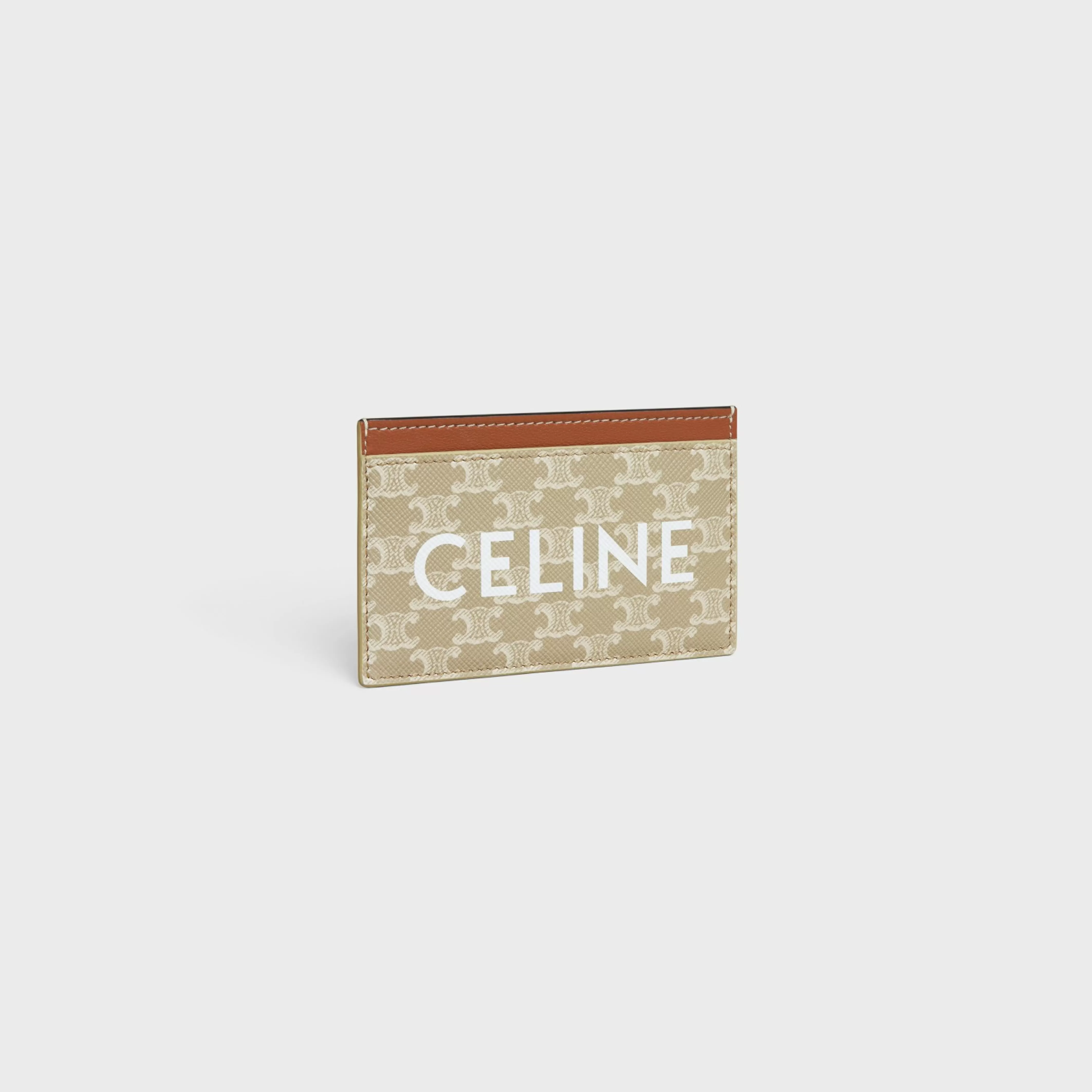 Card holder in TRIOMPHE CANVAS WITH PRINT^CELINE Best