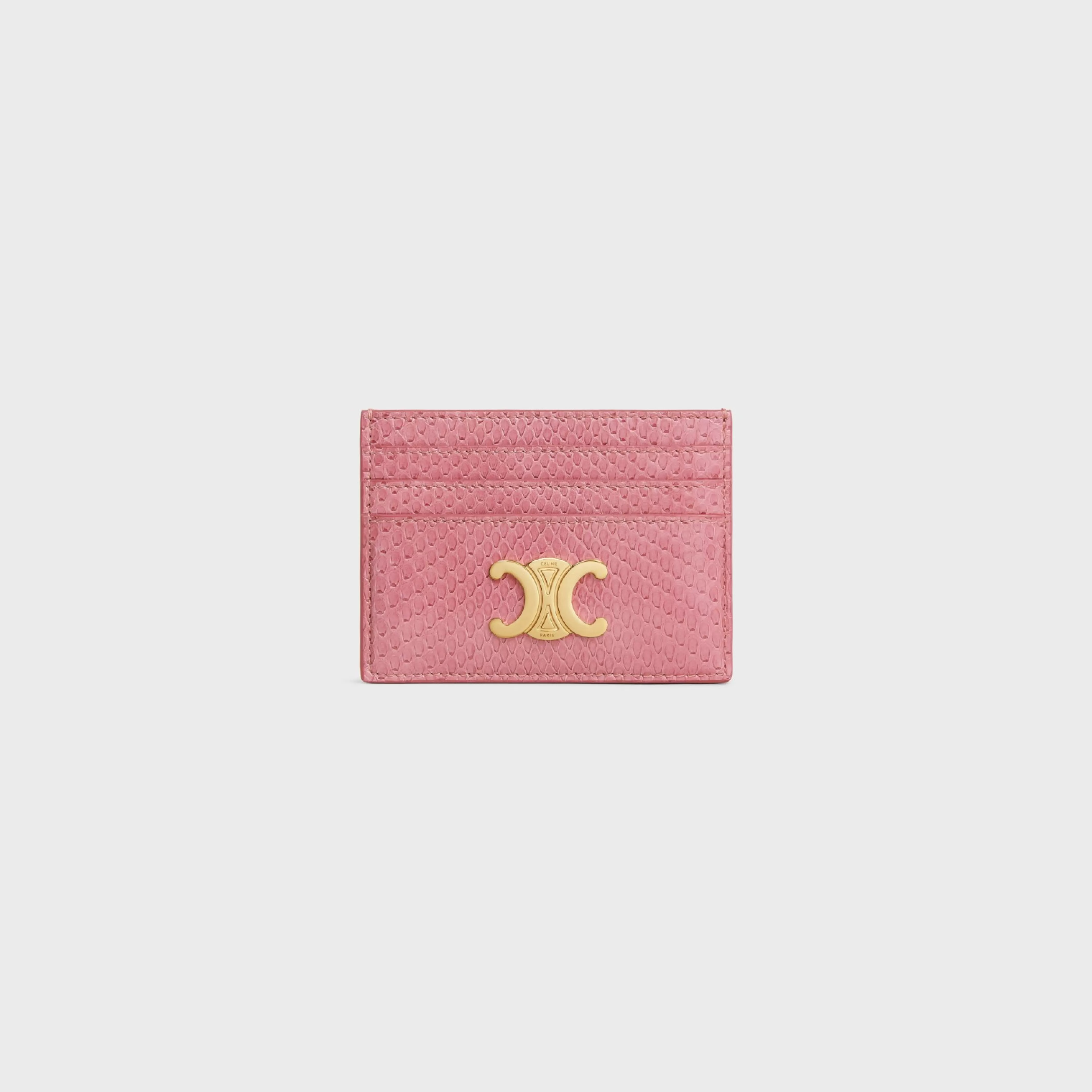 CARD HOLDER TRIOMPHE in PYTHON^CELINE Hot