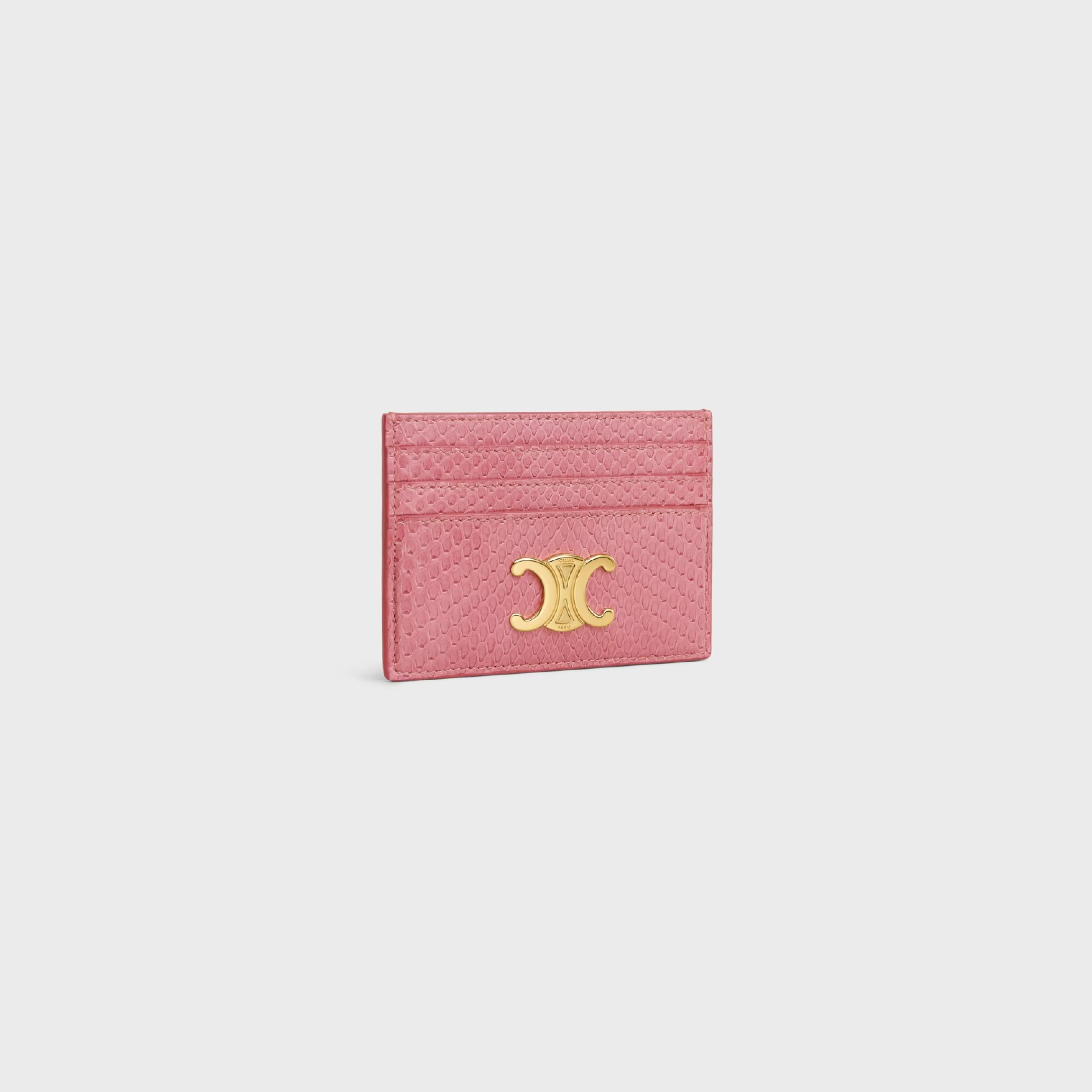 CARD HOLDER TRIOMPHE in PYTHON^CELINE Hot