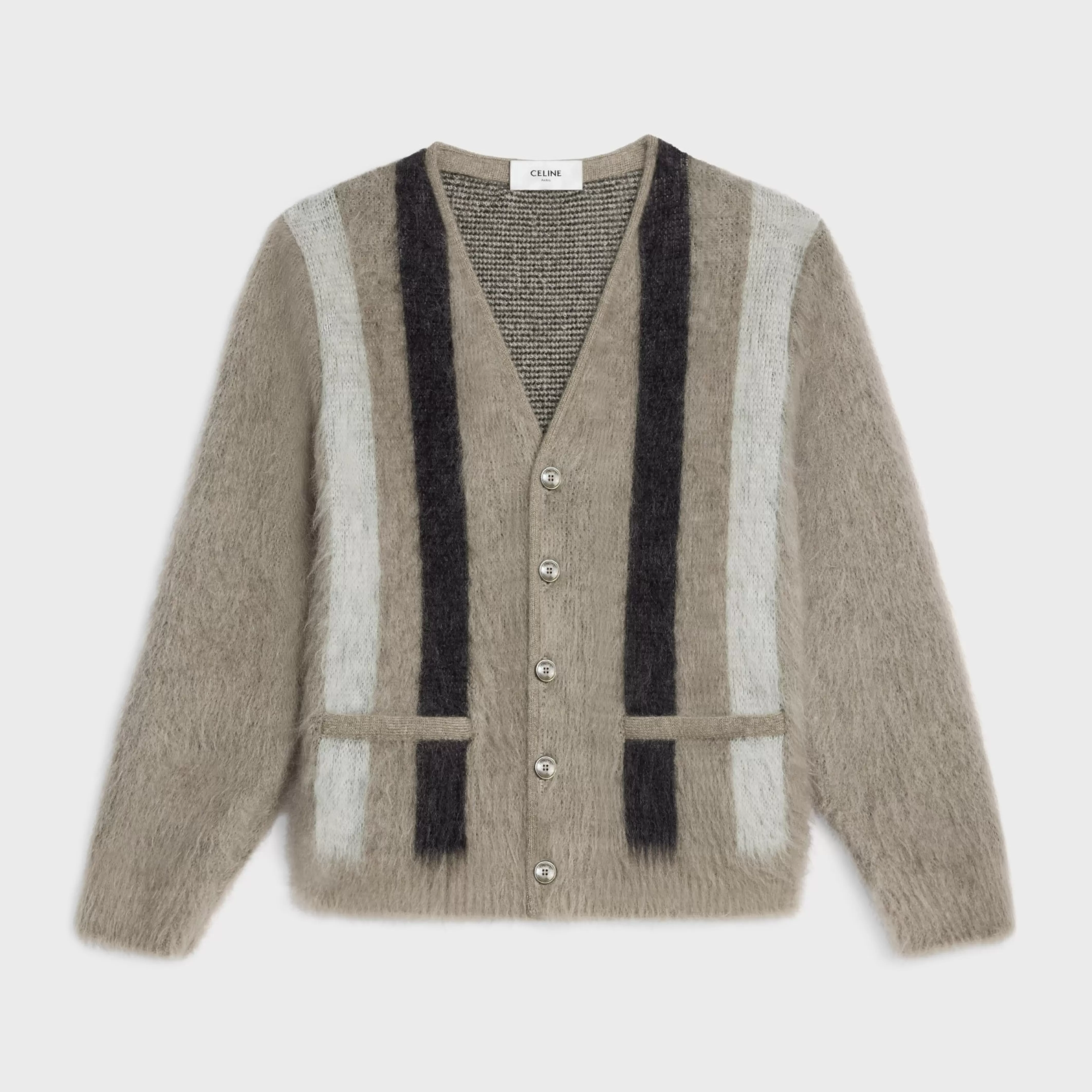 cardigan in brushed mohair^CELINE Fashion