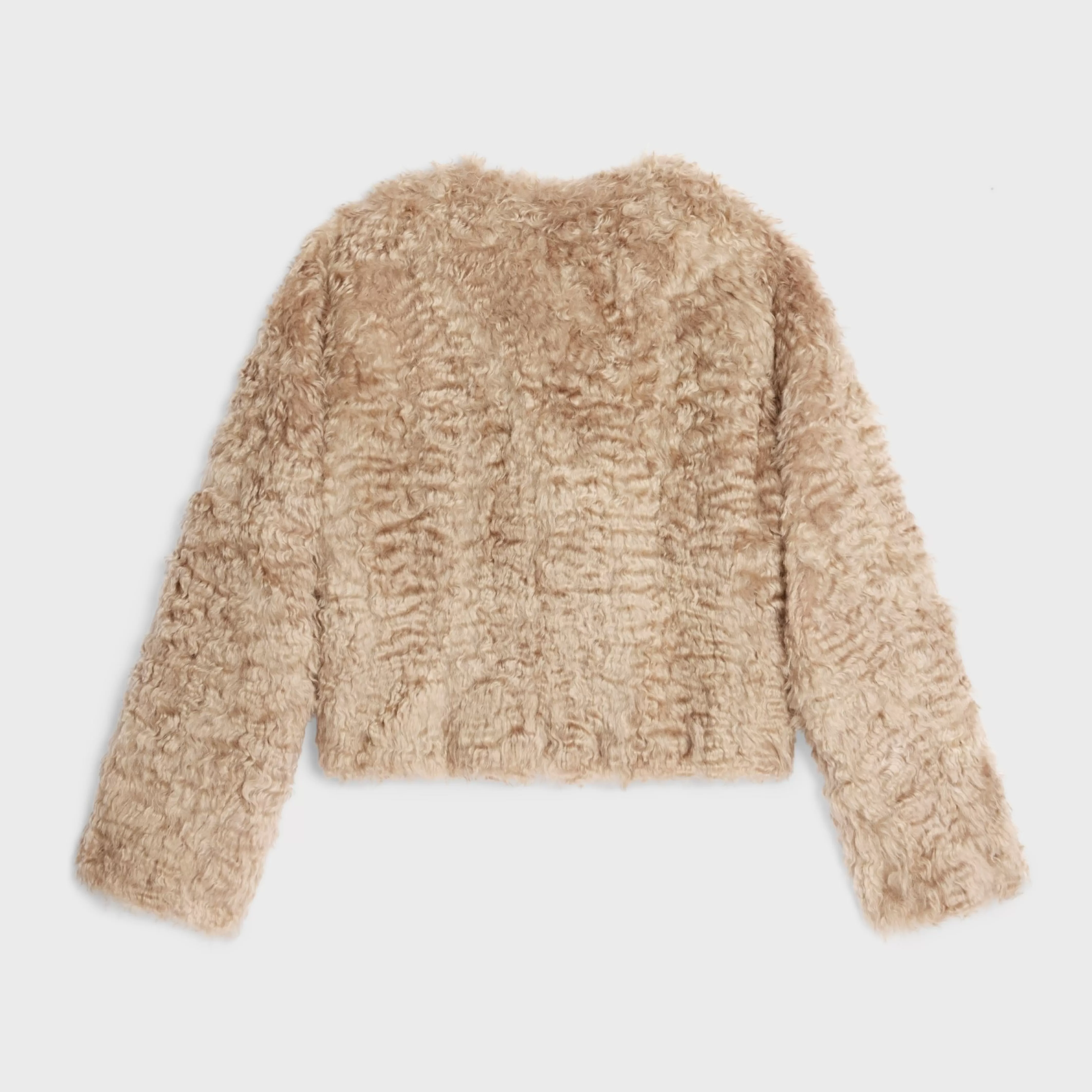 cardigan jacket in bouclé mohair^CELINE Shop