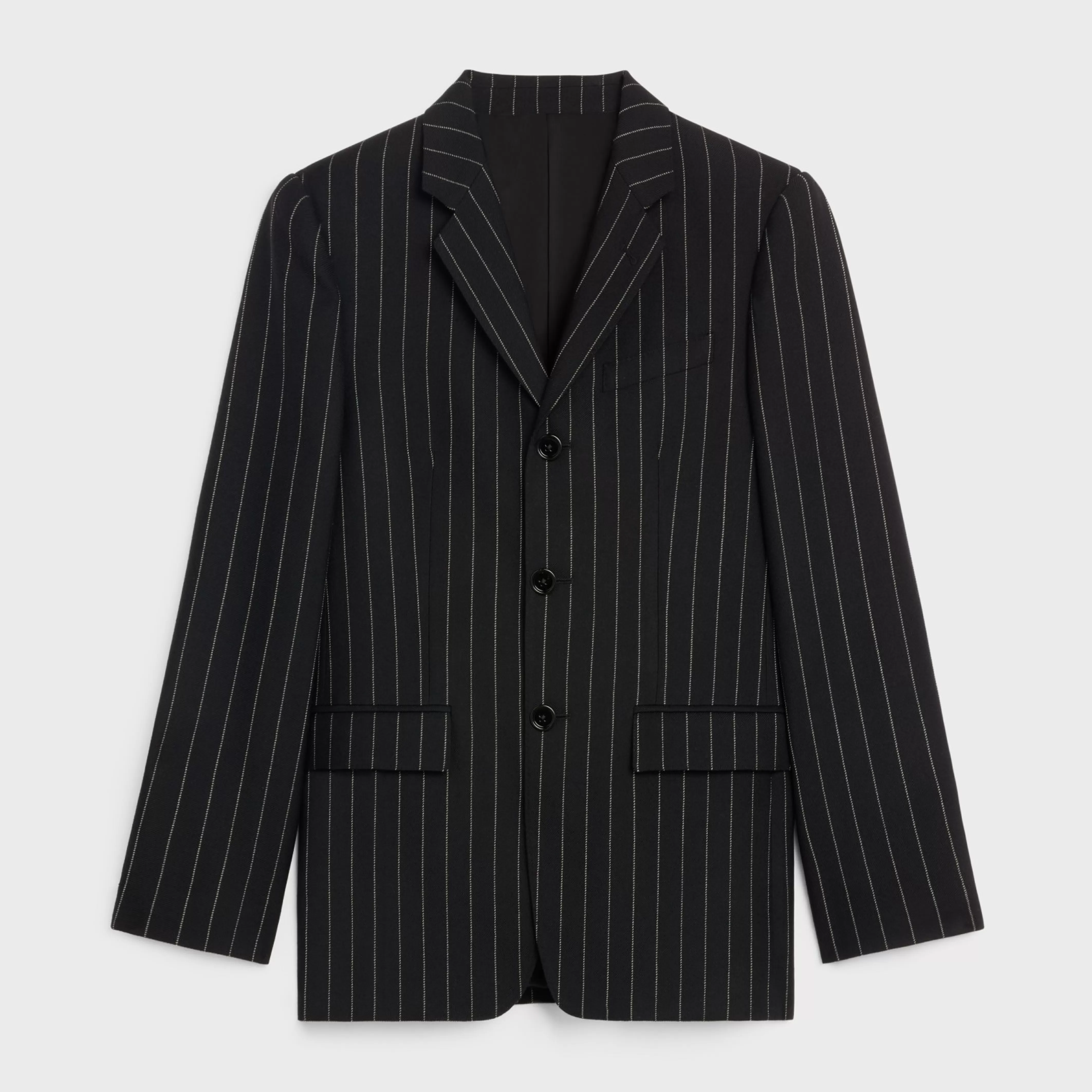 carnaby jacket in striped virgin wool^CELINE Clearance