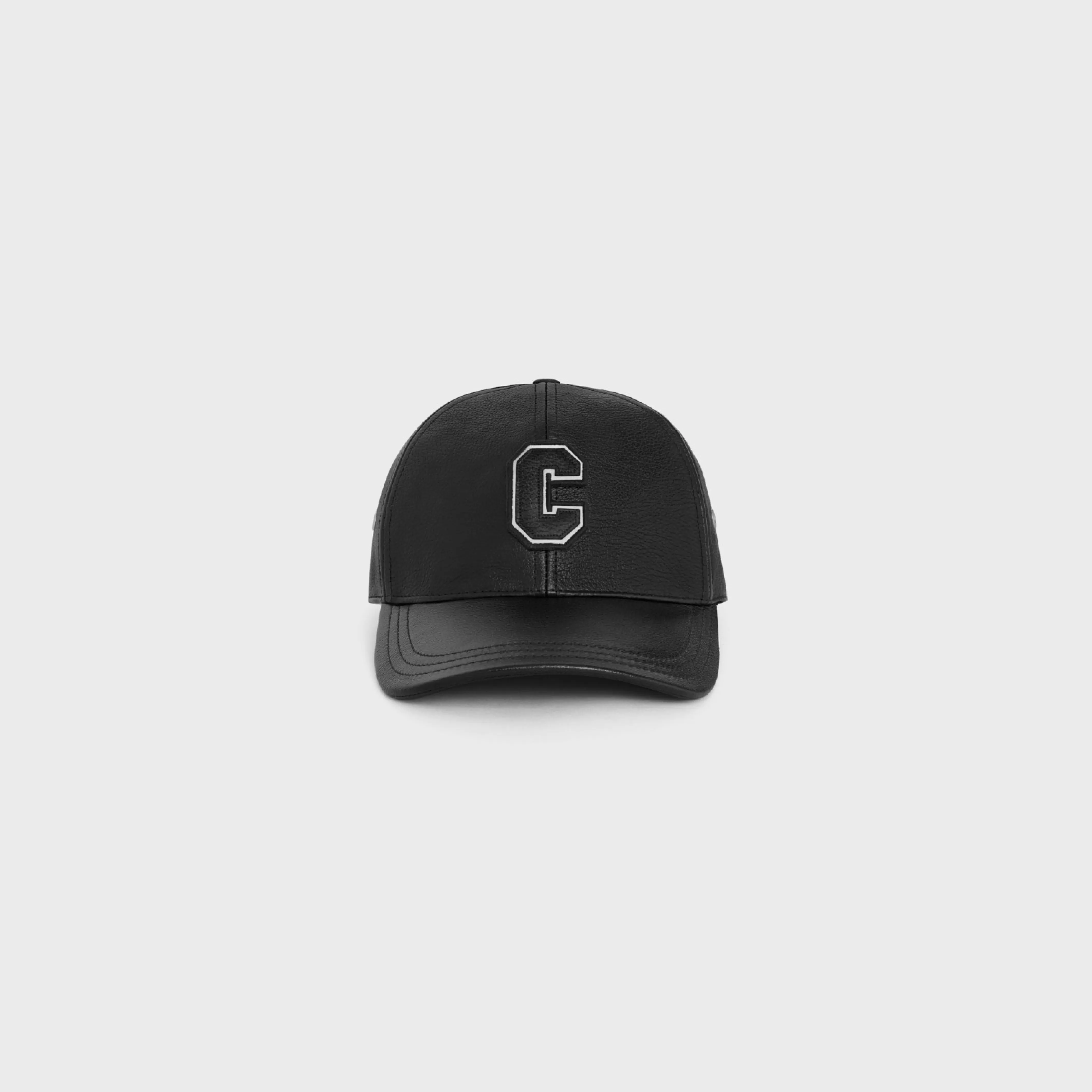 casquette baseball college agneau grainé^CELINE Store