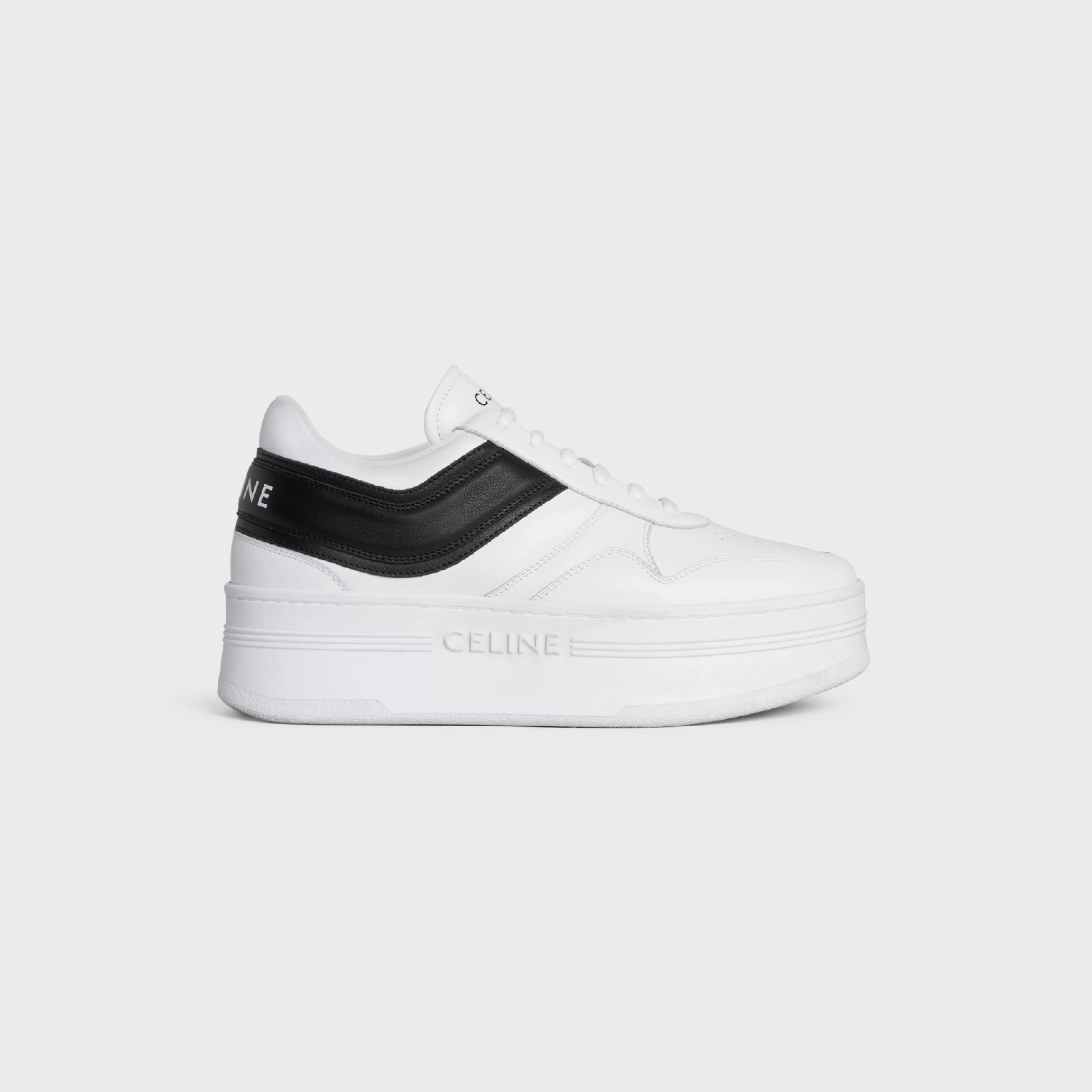 - BLOCK SNEAKERS WITH WEDGE in CALFSKIN^CELINE New