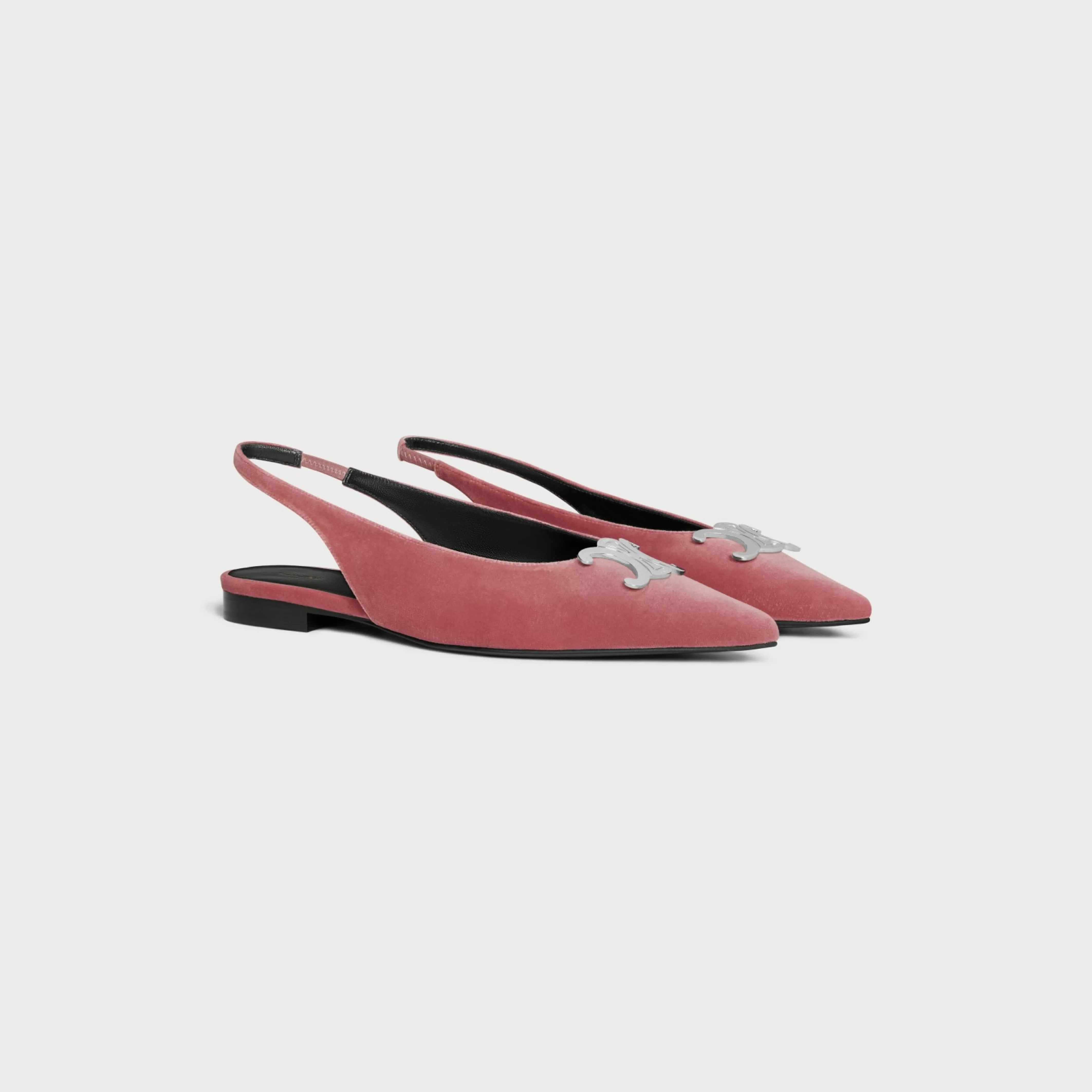 ALMA TRIOMPHE FLAT SLINGBACK in VELVET^CELINE Clearance