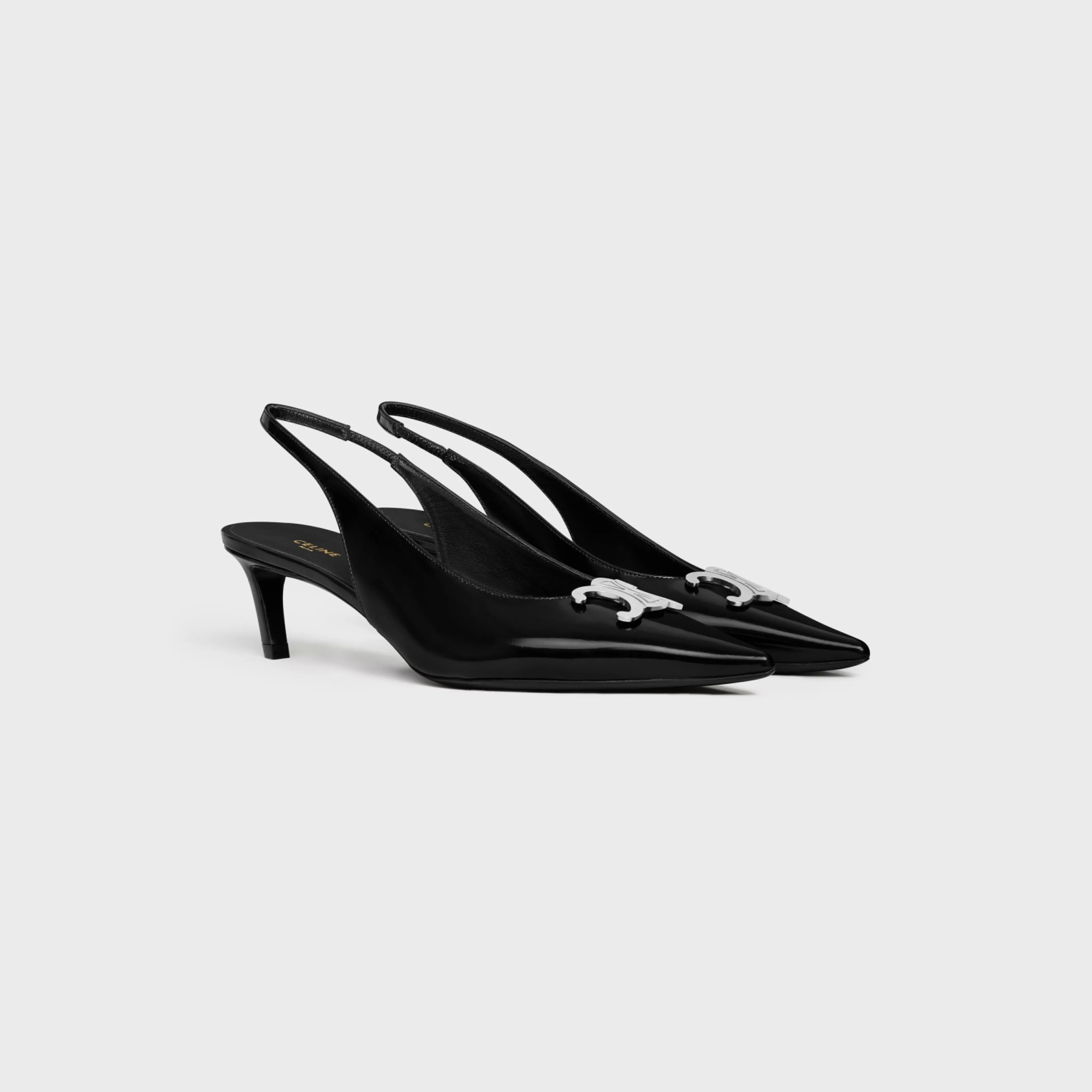 ALMA TRIOMPHE SLINGBACK in GLOSSY CALFSKIN^CELINE Flash Sale