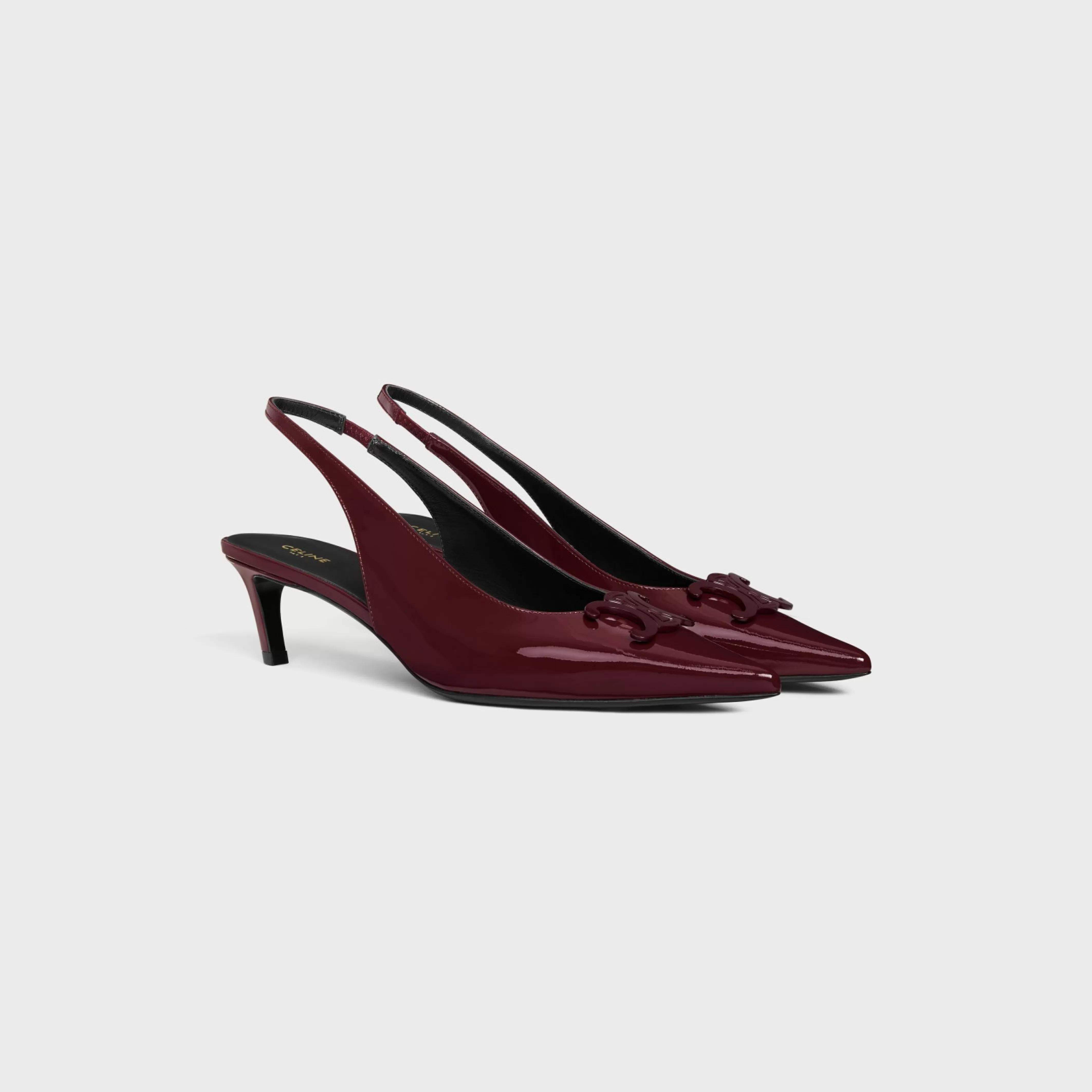 ALMA TRIOMPHE SLINGBACK in PATENT CALFSKIN^CELINE Hot