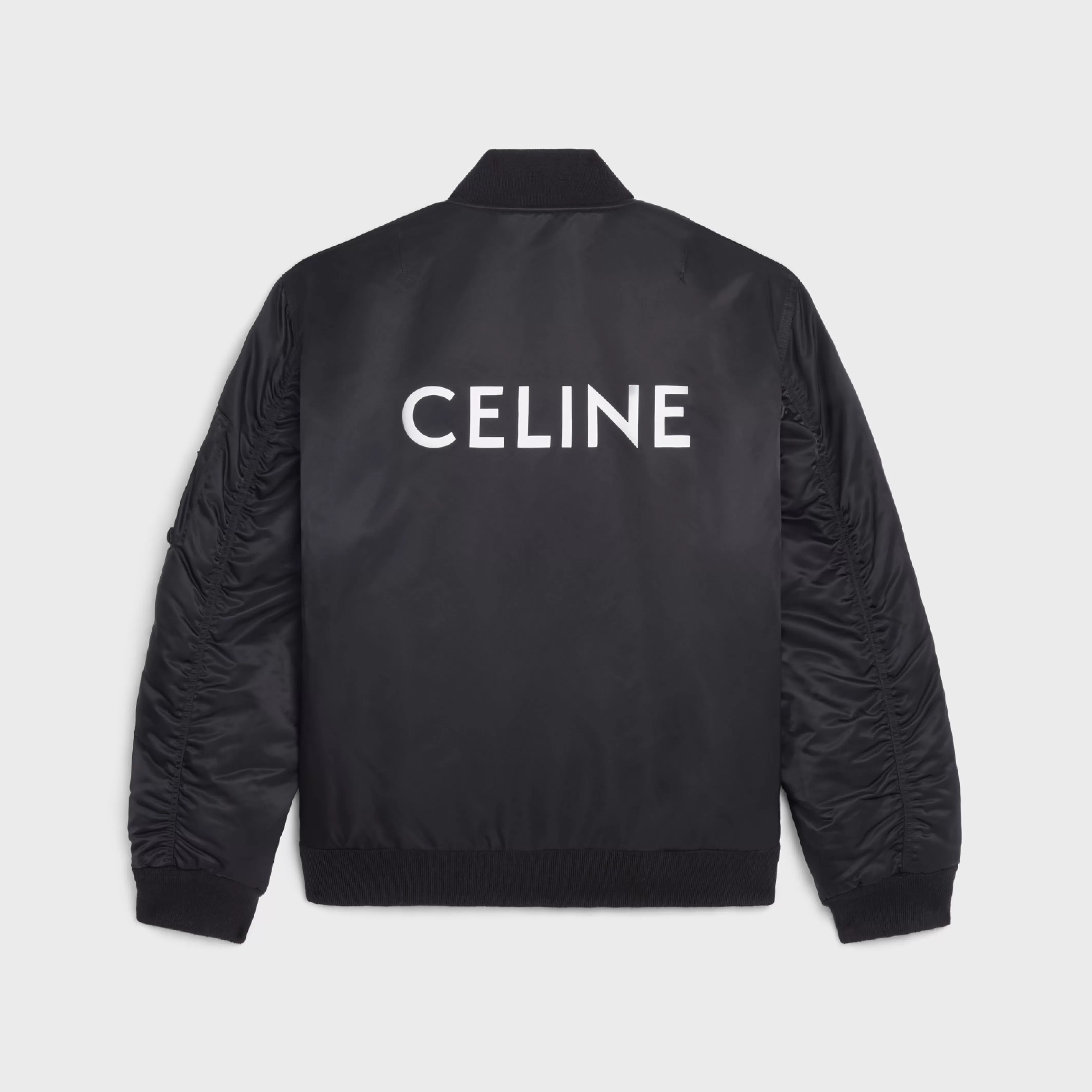 bomber jacket in nylon twill^CELINE Shop