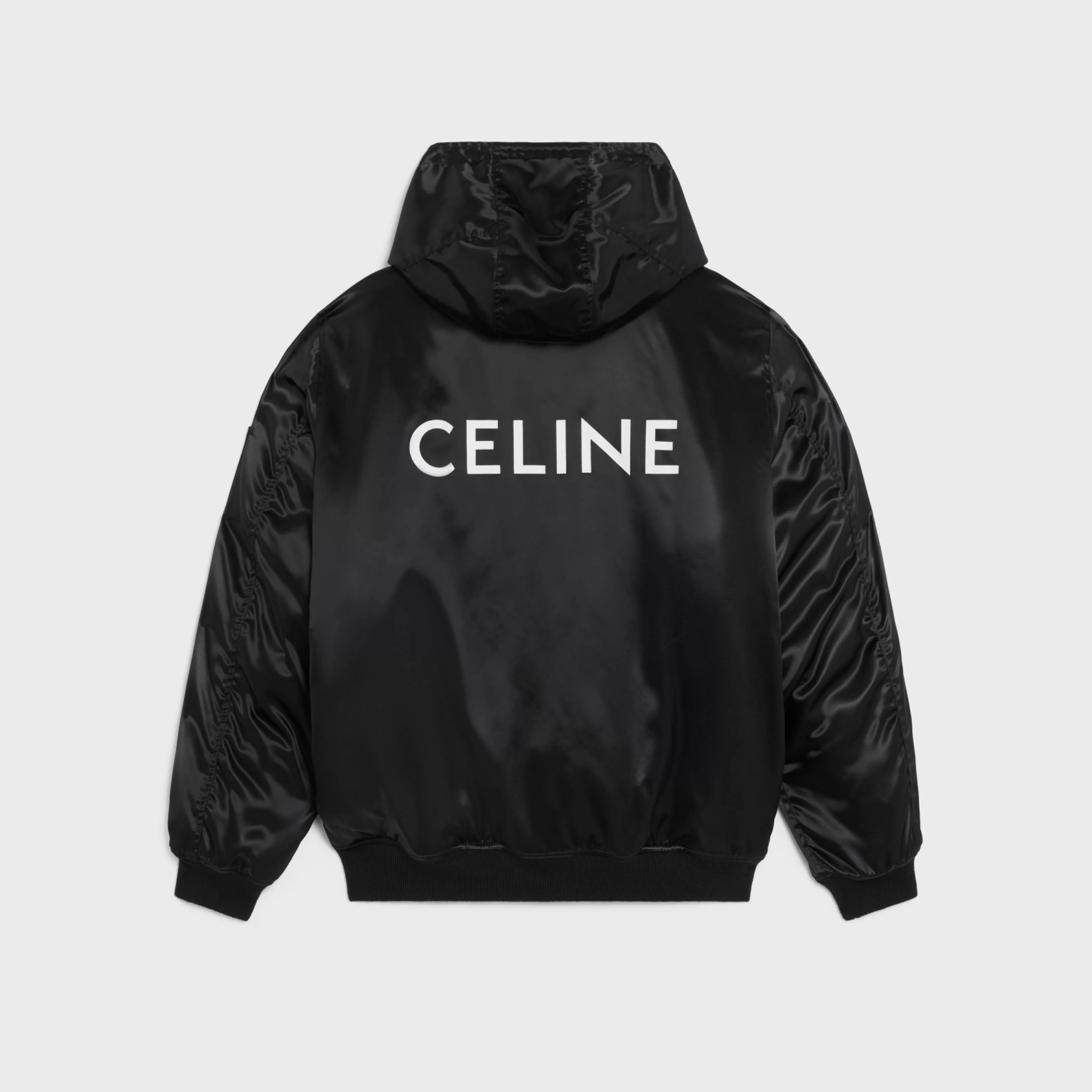 BOMBER JACKET IN SATIN-FINISH NYLON^CELINE Sale