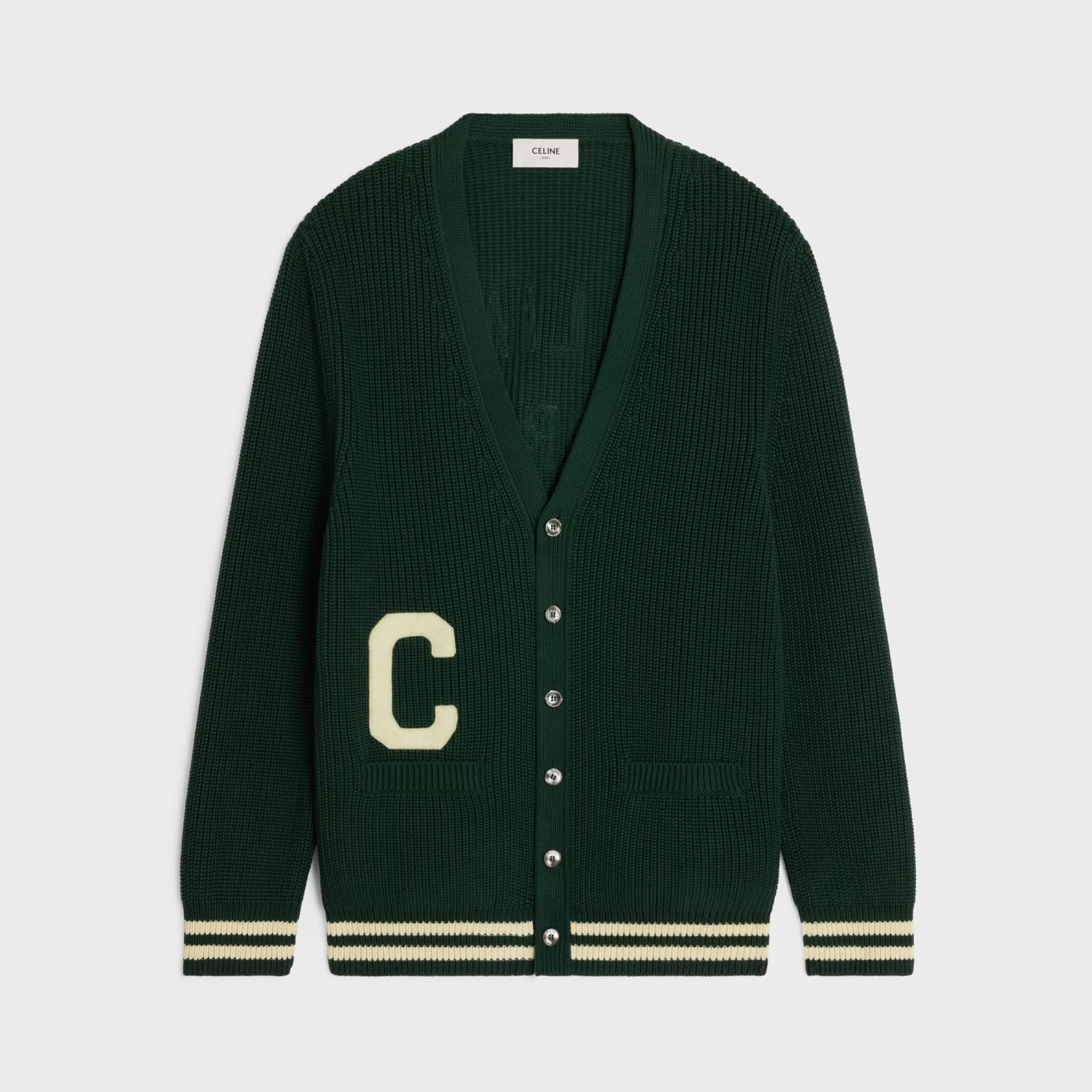 college cardigan in cotton^CELINE New