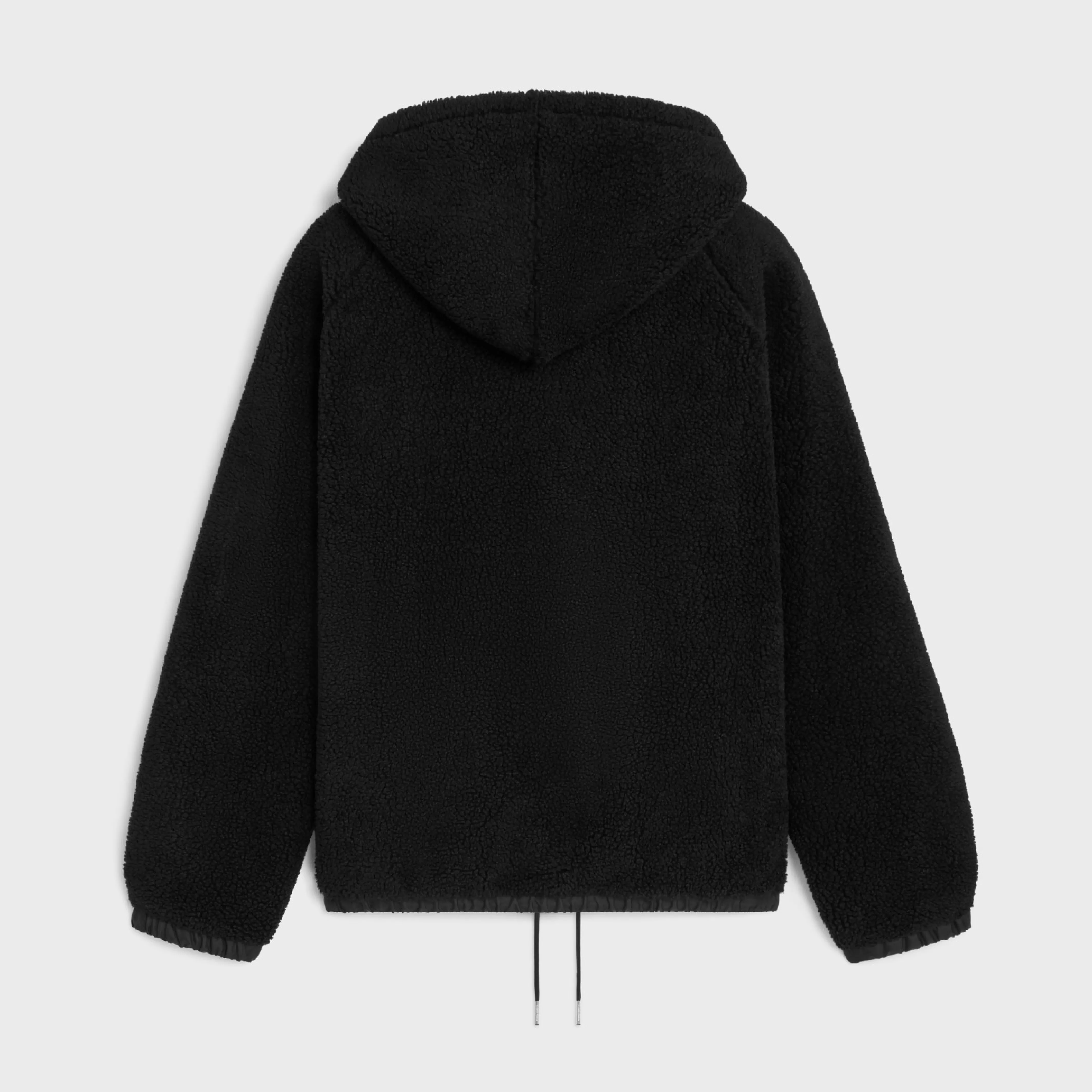 hooded jacket in jersey fleece^CELINE Best Sale