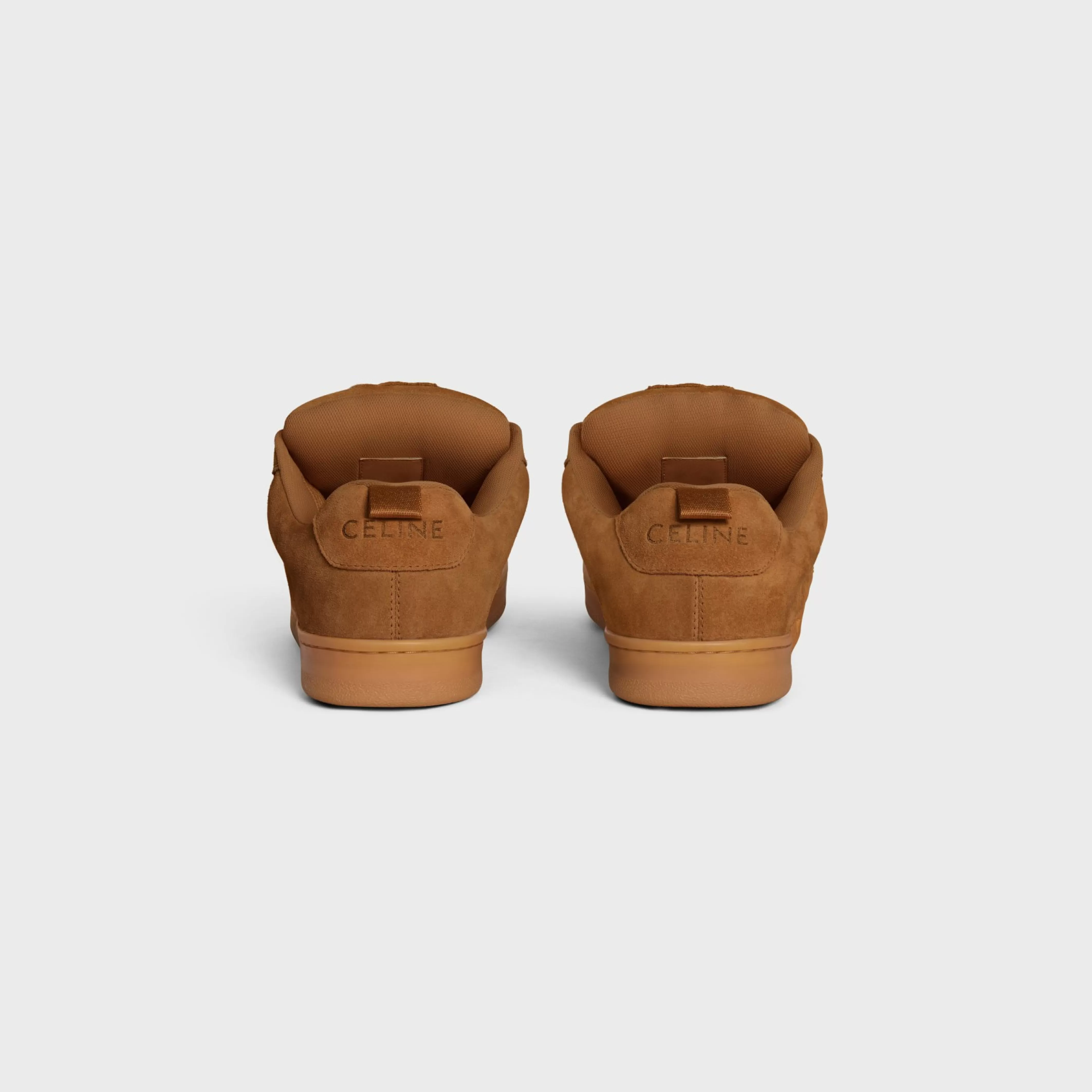 HUNTINGTON LOW LACE-UP SNEAKER in SUEDE CALFSKIN AND MESH^CELINE Cheap