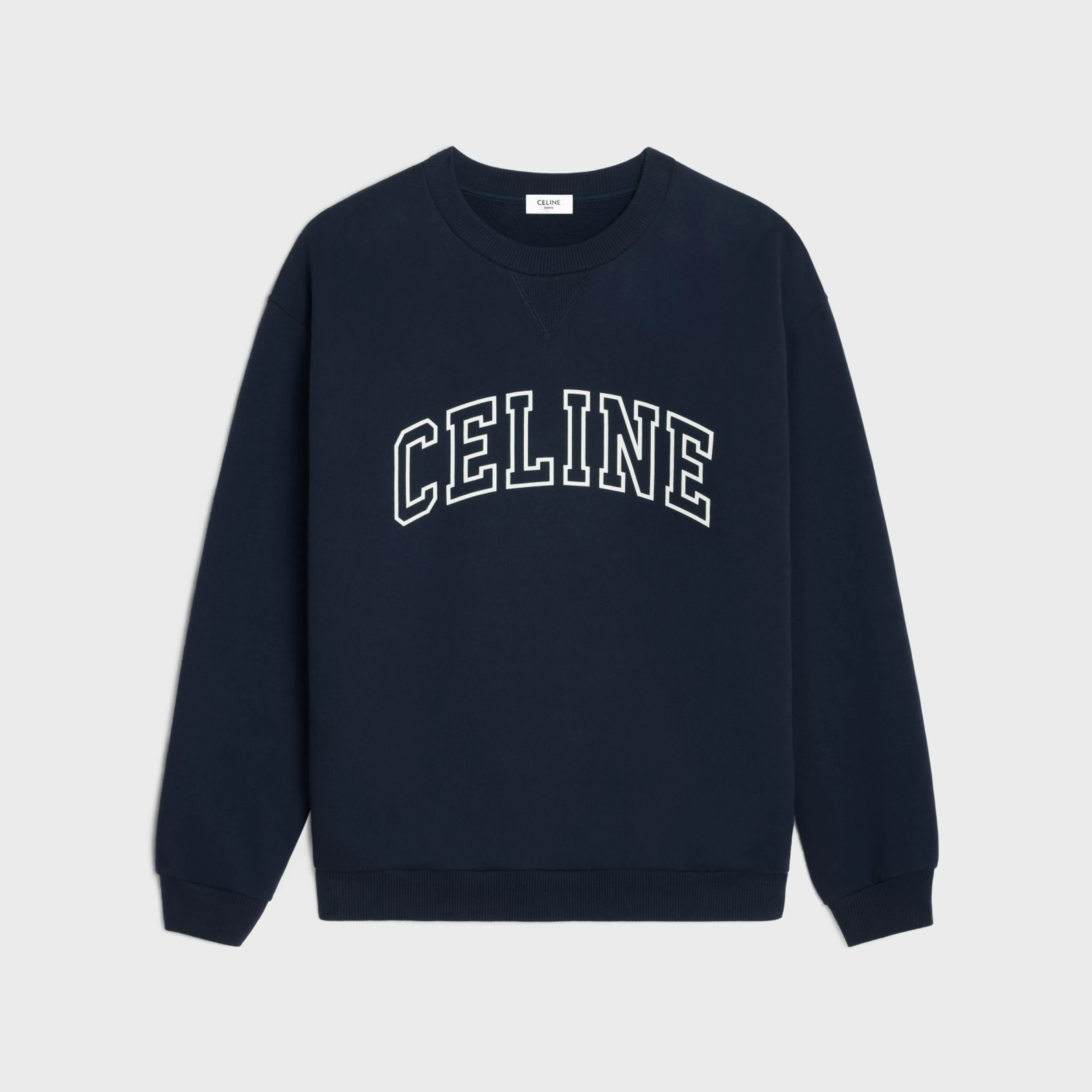 loose sweatshirt in COTTON FLEECE^CELINE Cheap