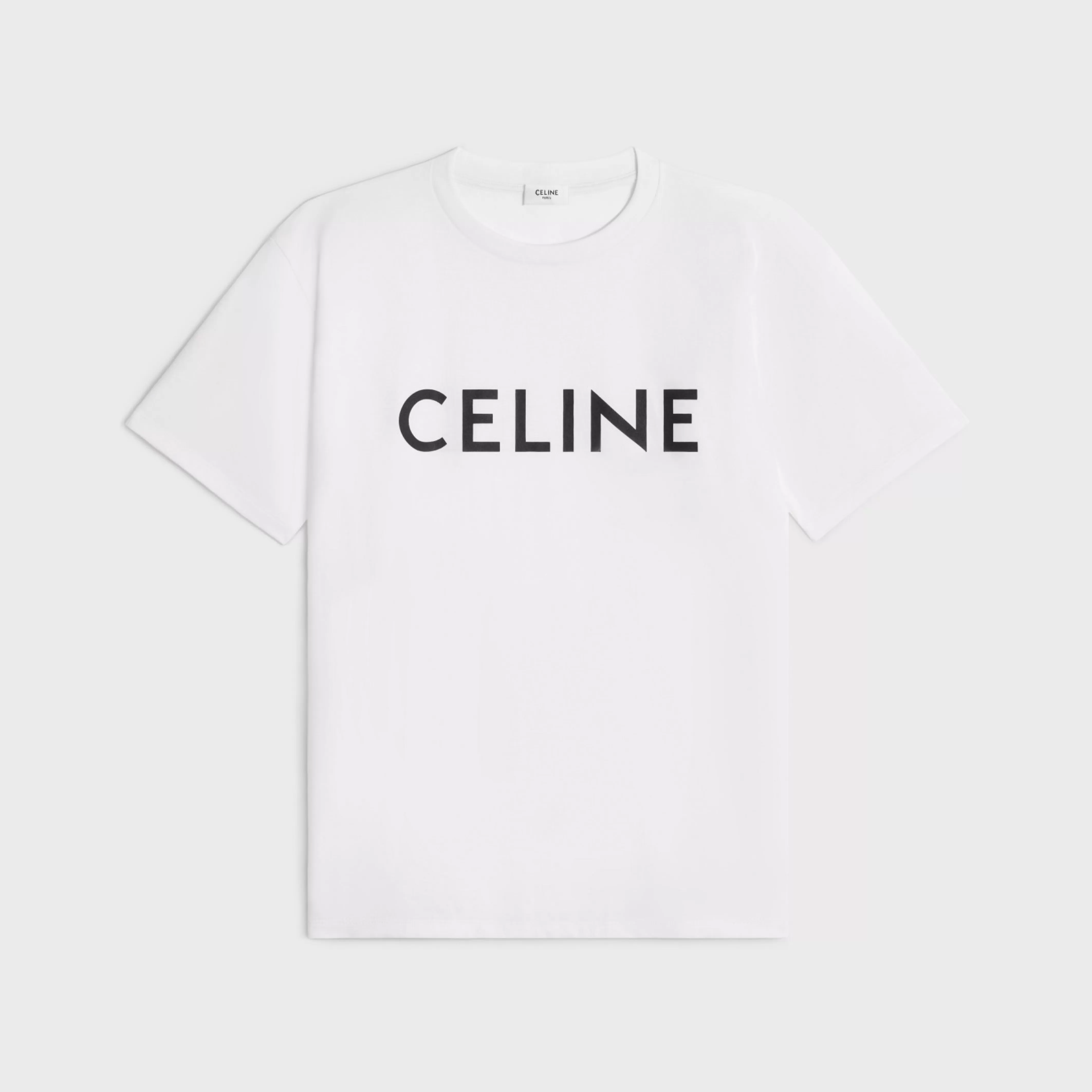 LOOSE T-SHIRT IN COTTON JERSEY^CELINE Cheap