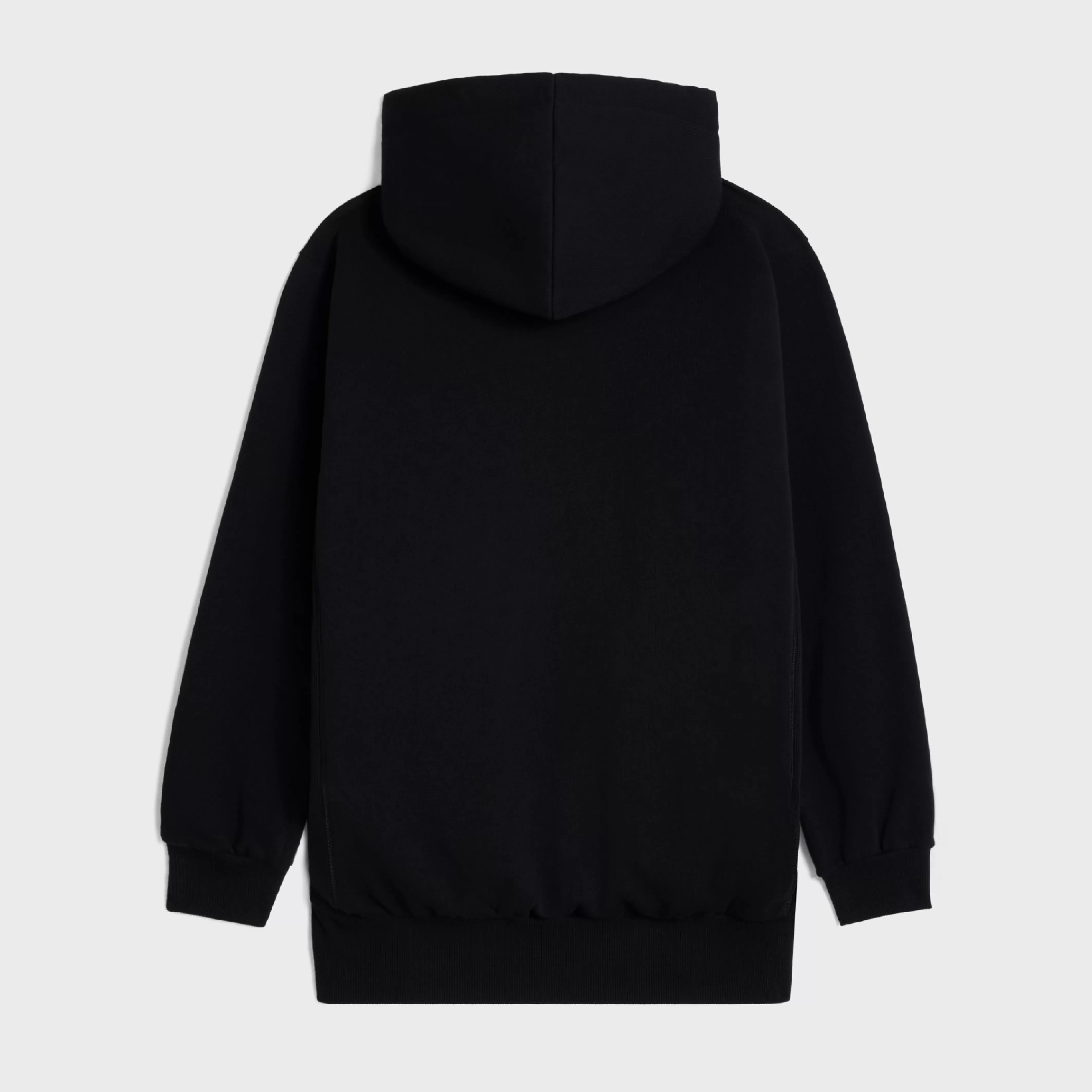 oversized hoodie in cotton fleece^CELINE Online