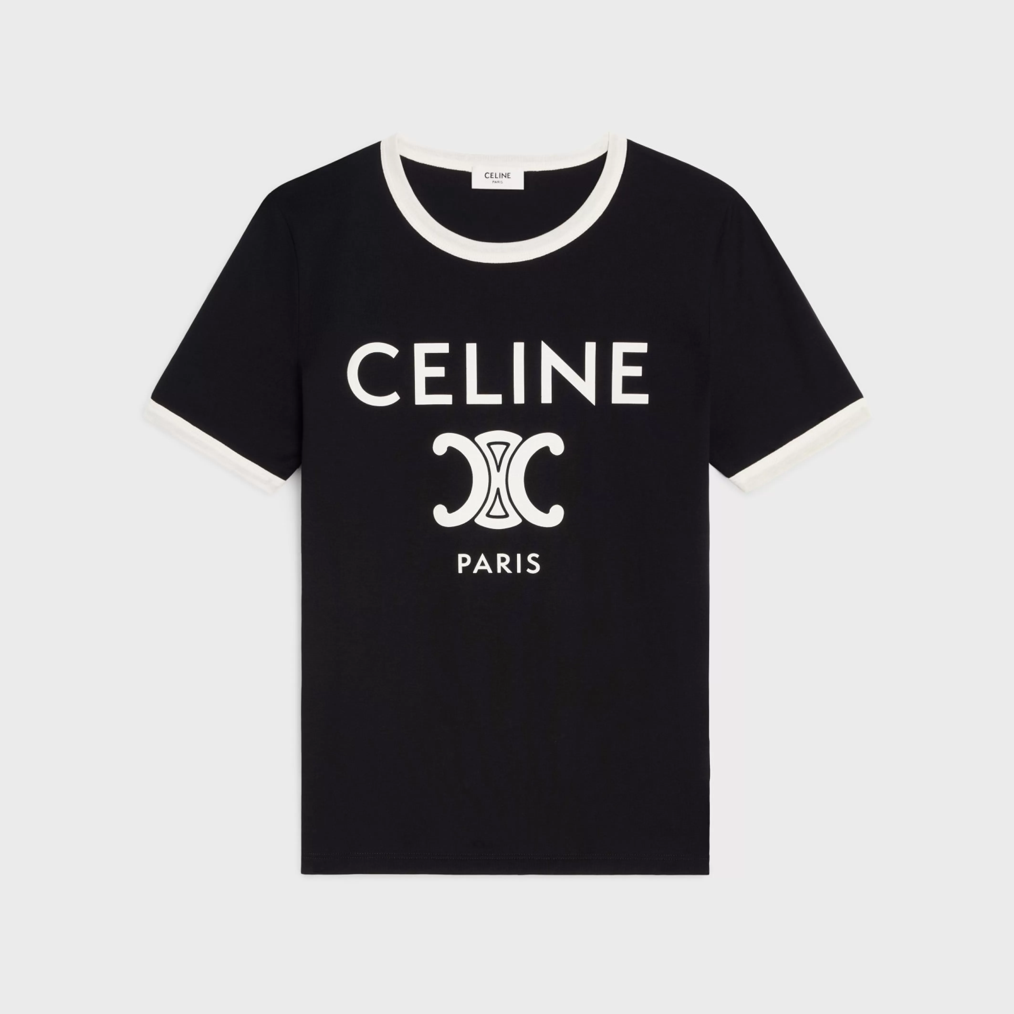 PARIS T-SHIRT IN COTTON JERSEY^CELINE Sale