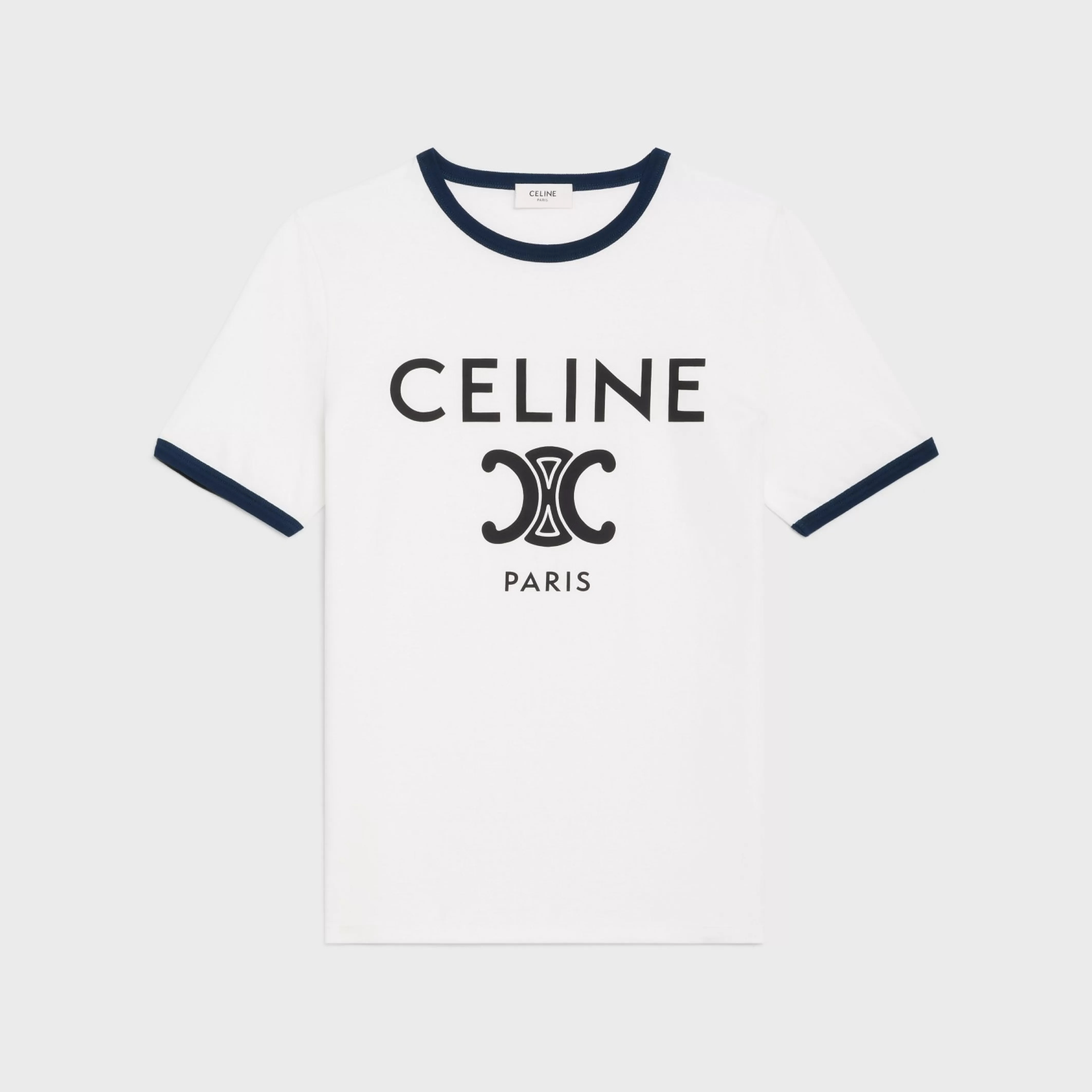 paris t-shirt in cotton jersey^CELINE Discount