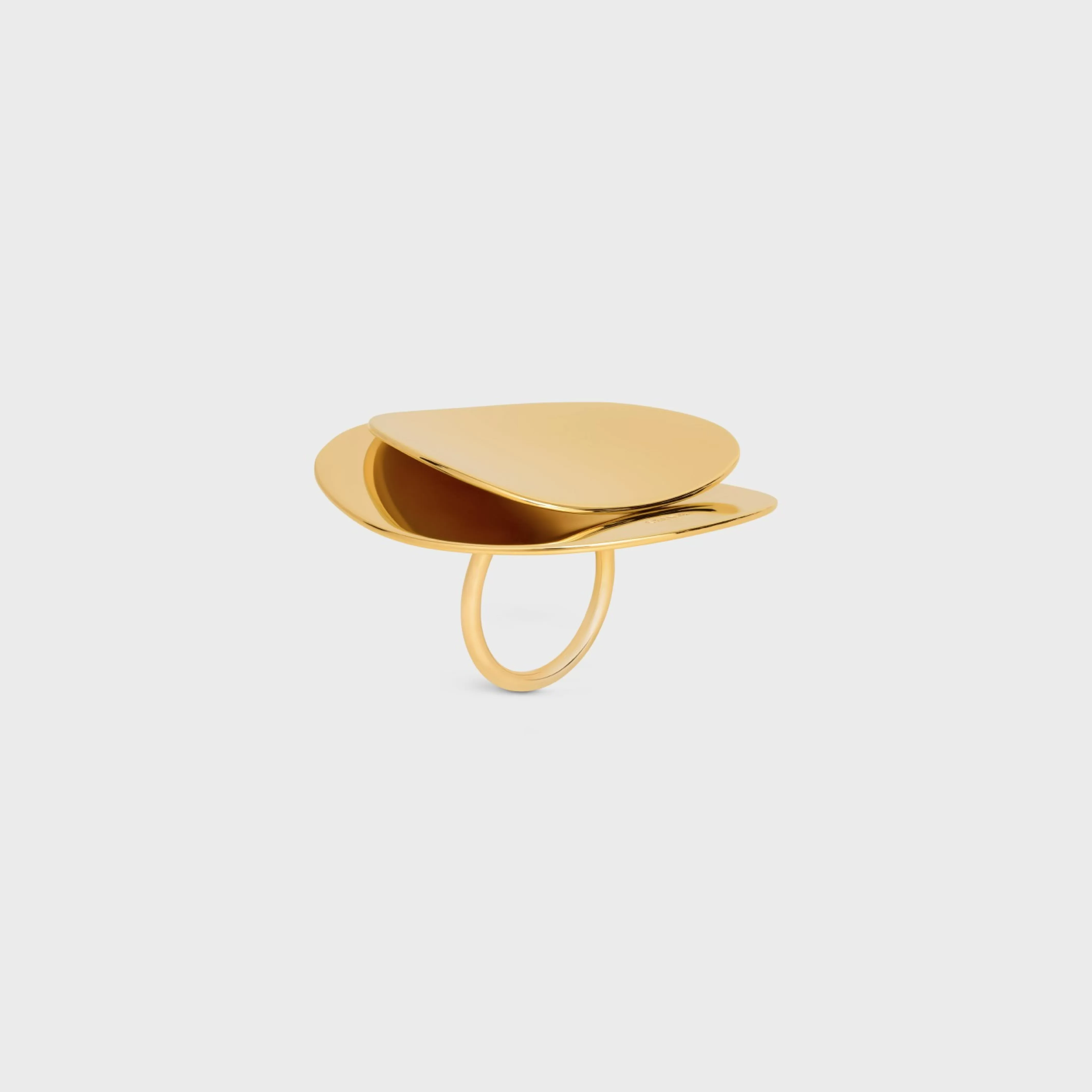 Petale Ring in Brass with Gold Finish^CELINE Outlet