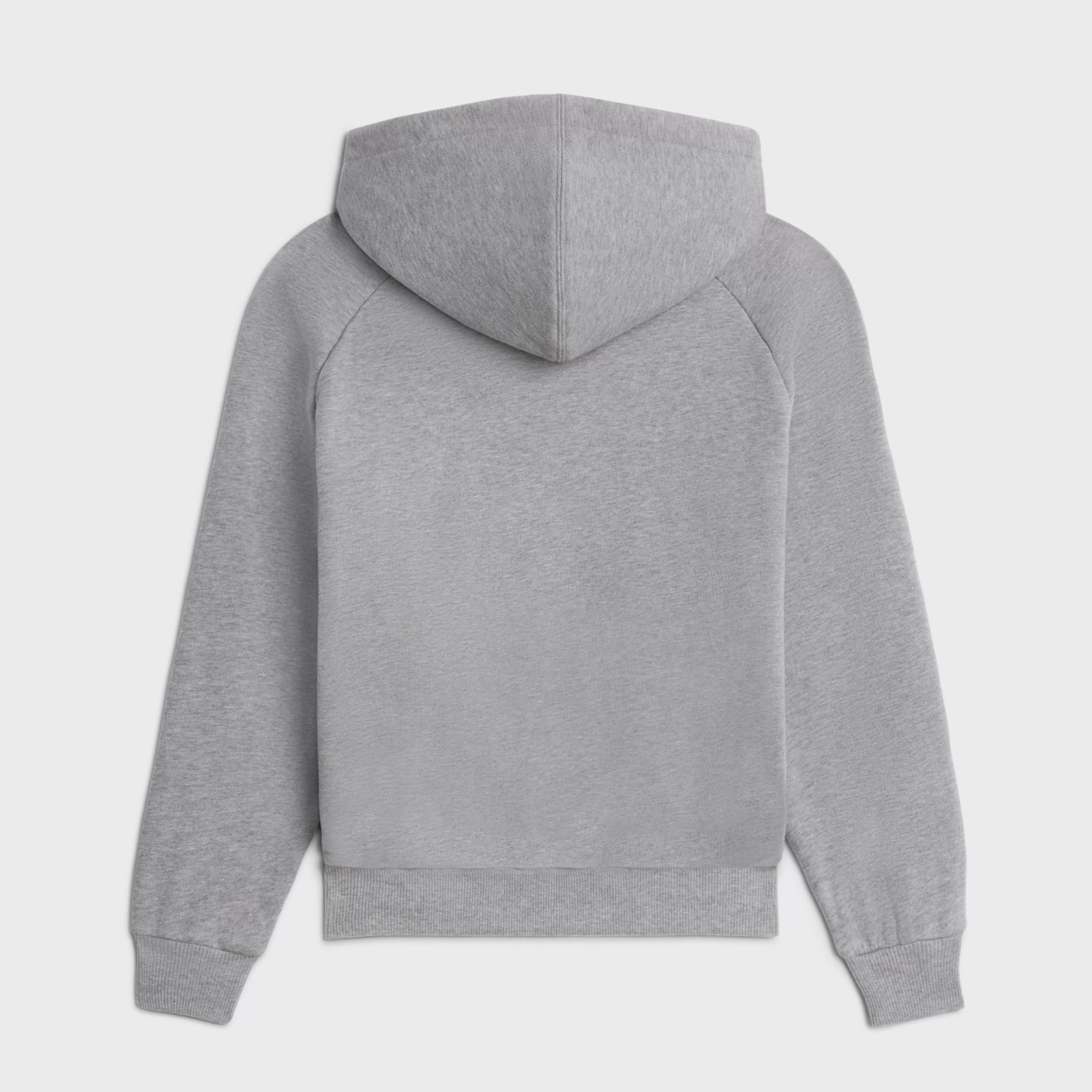 triomphe hoodie in cotton fleece^CELINE Sale