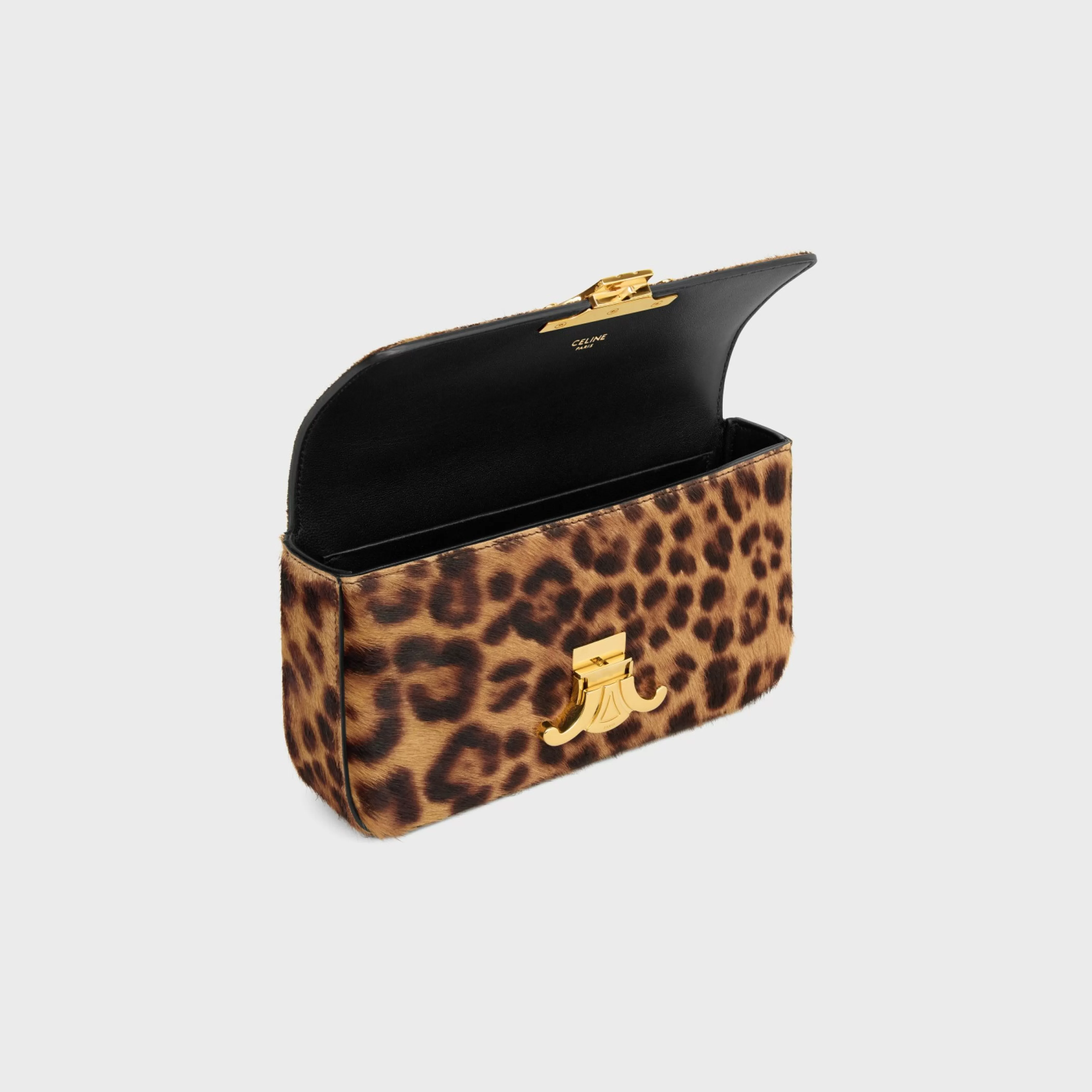 CHAIN SHOULDER BAG CLAUDE in PONY CALFSKIN WITH PRINT^CELINE Best Sale