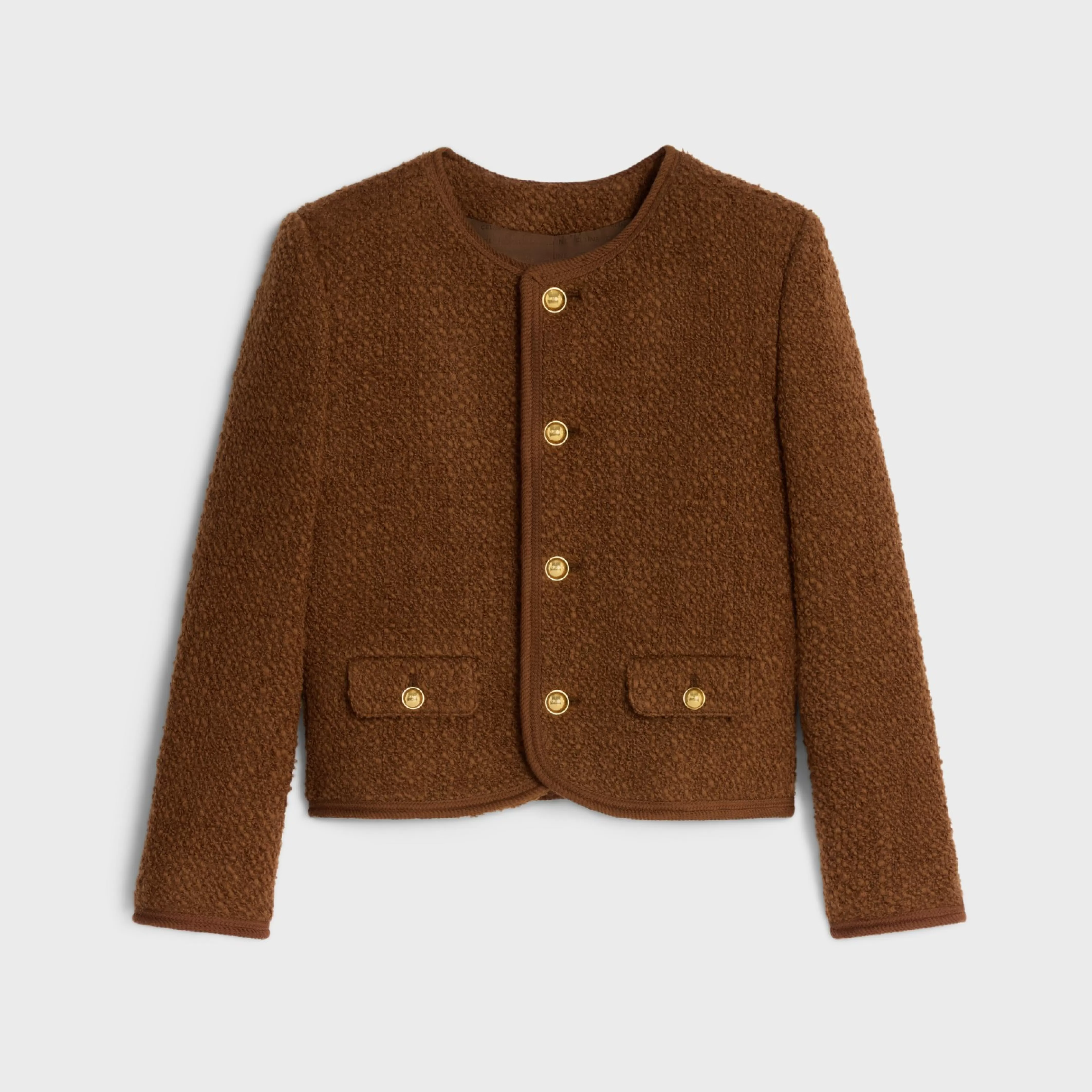 chelsea jacket in mohair wool tweed^CELINE Best Sale