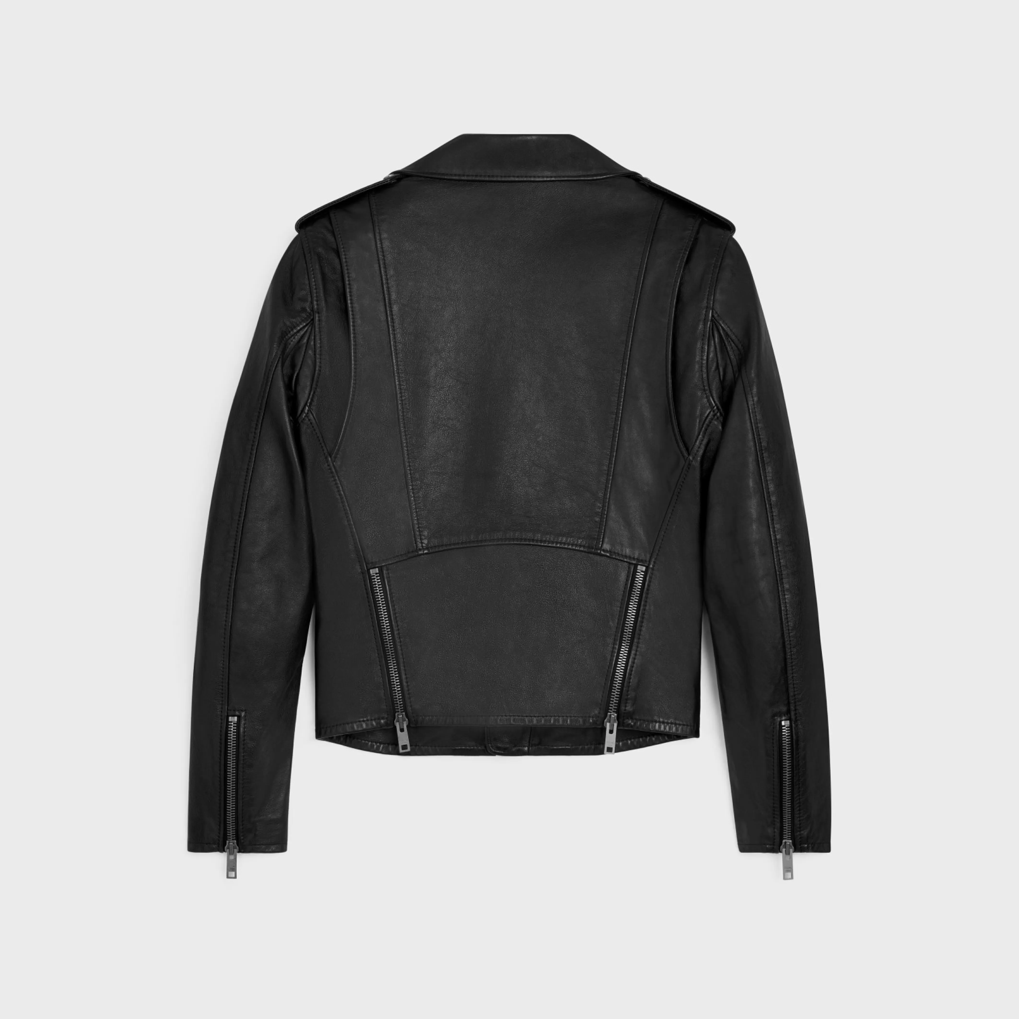 classic biker jacket in calfskin^CELINE Cheap