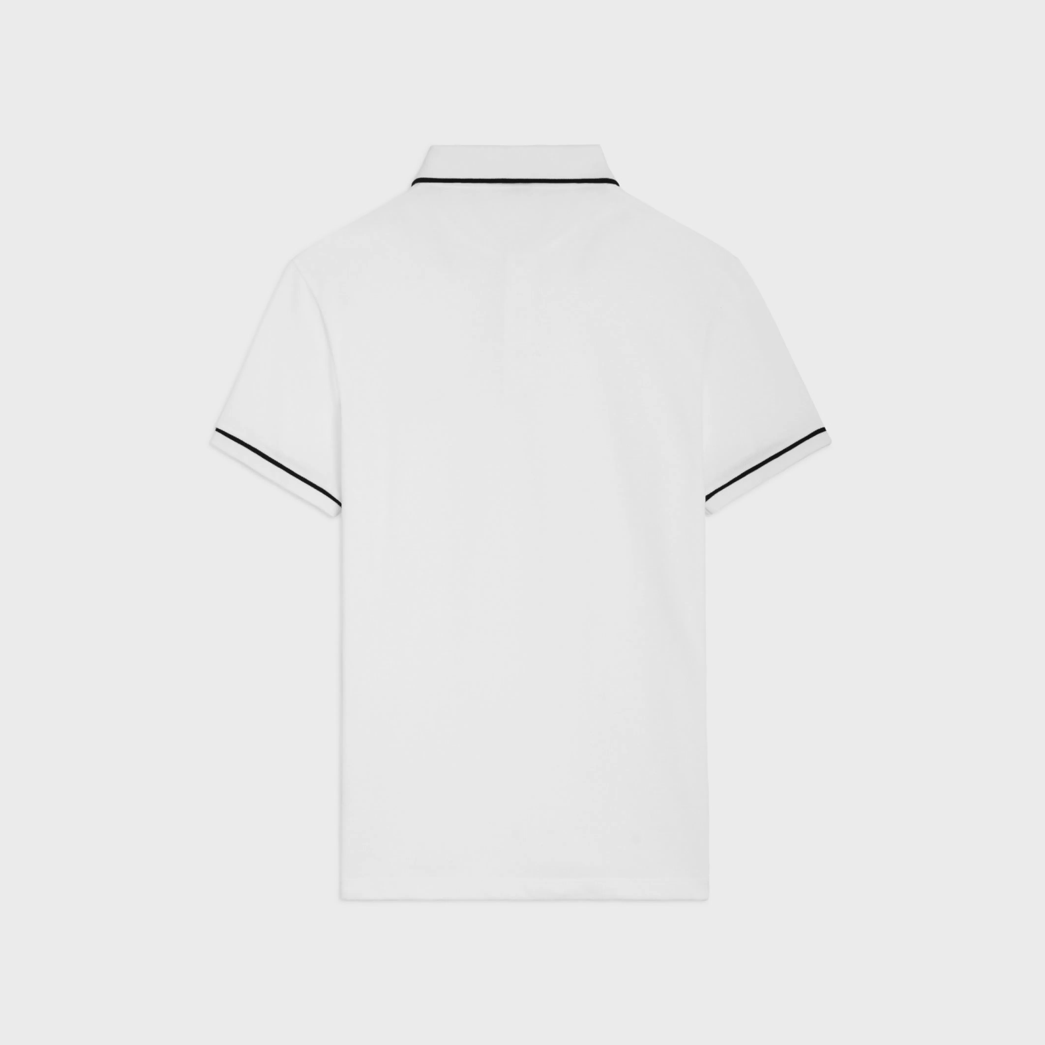 classic polo shirt in cotton piqué^CELINE Sale