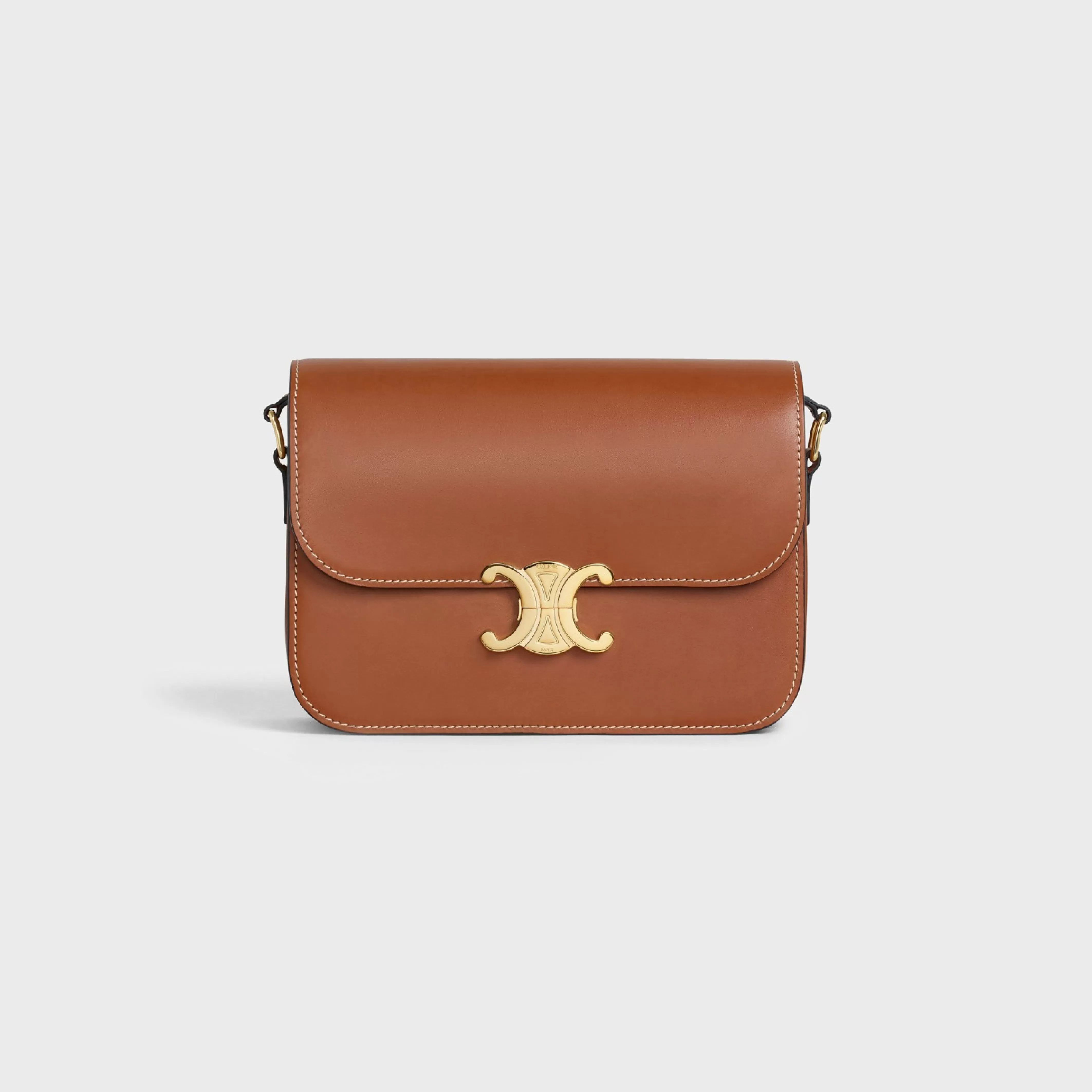 CLASSIQUE TRIOMPHE BAG in Natural Calfskin^CELINE Store