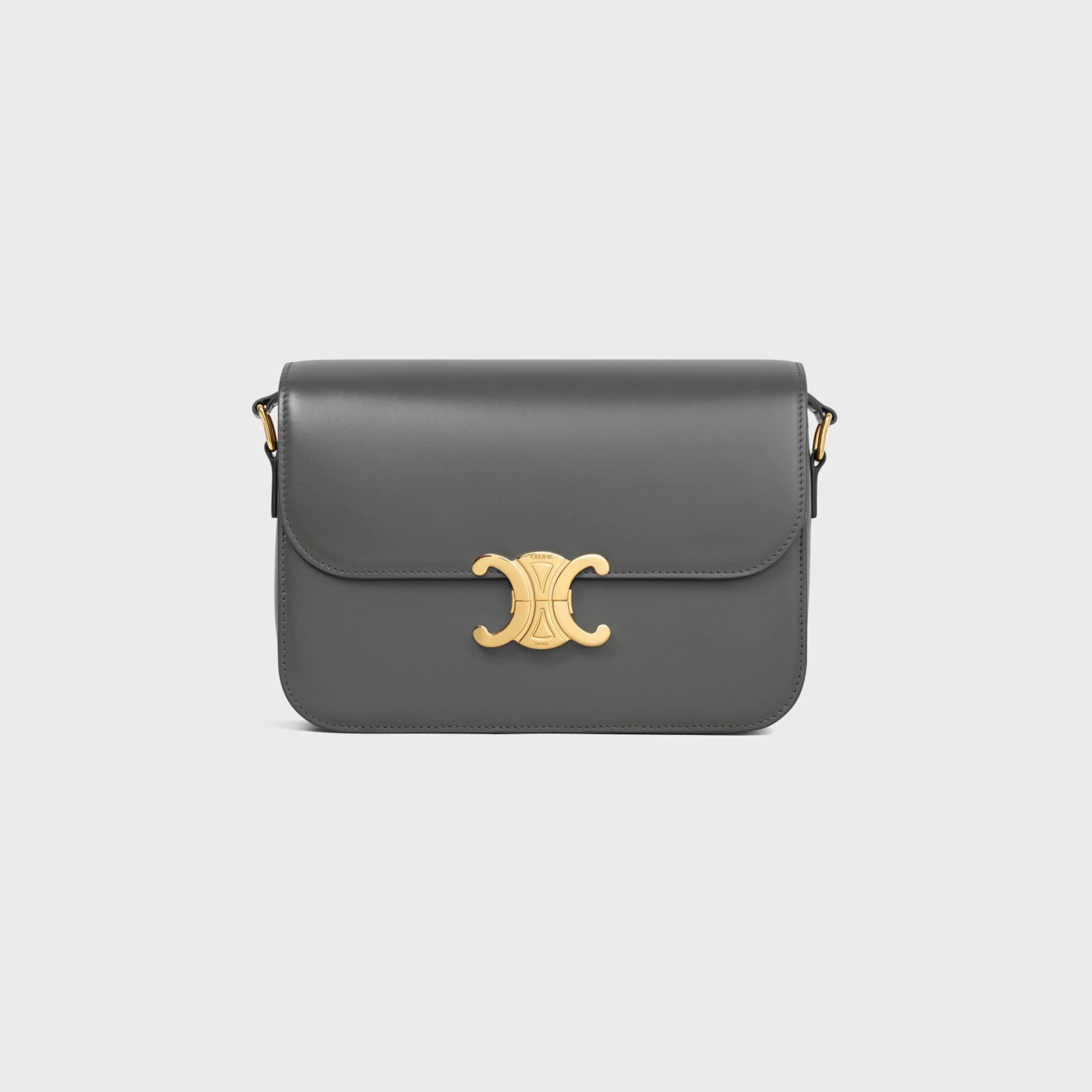 CLASSIQUE TRIOMPHE BAG in shiny calfskin^CELINE Hot