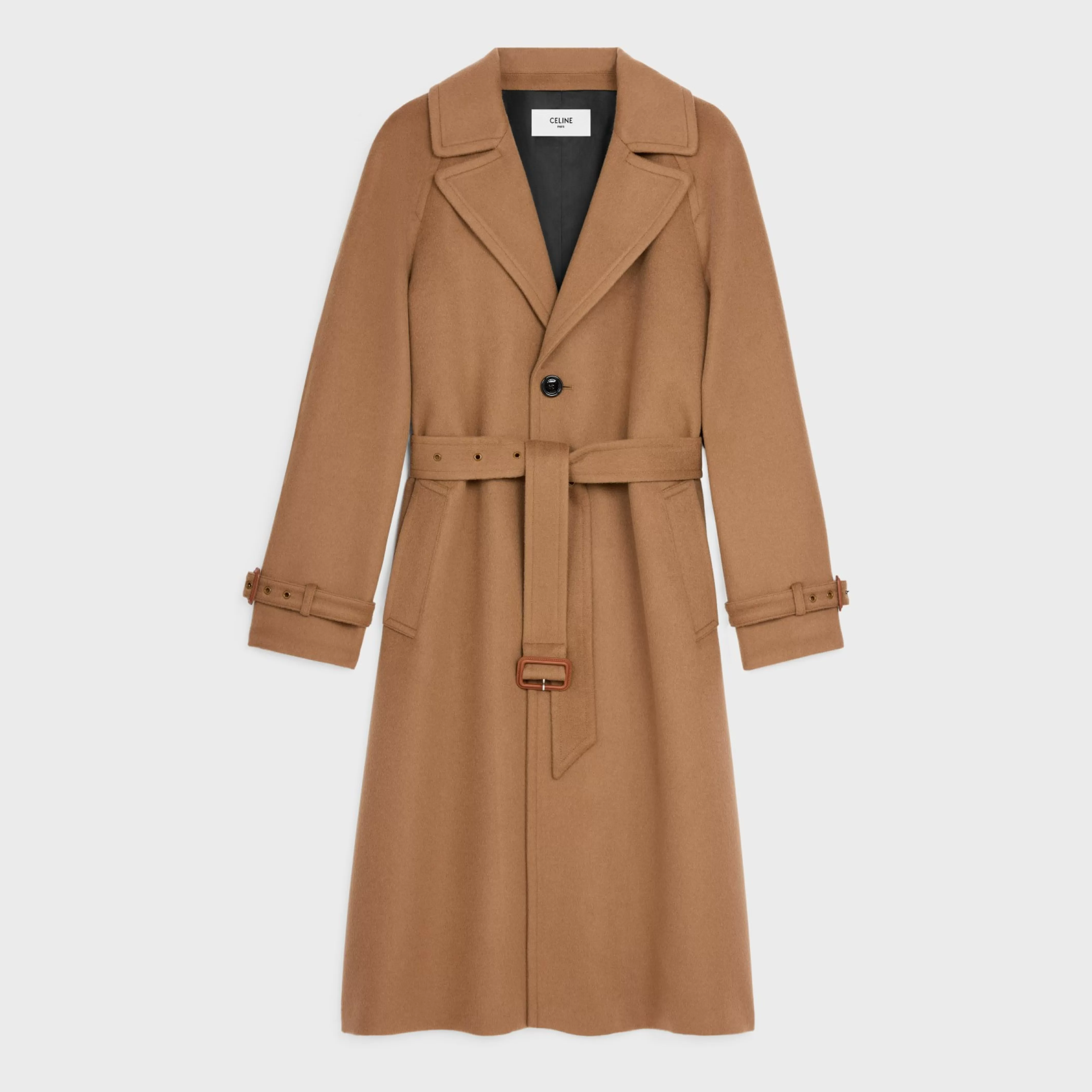 coat in camel cloth^CELINE Fashion