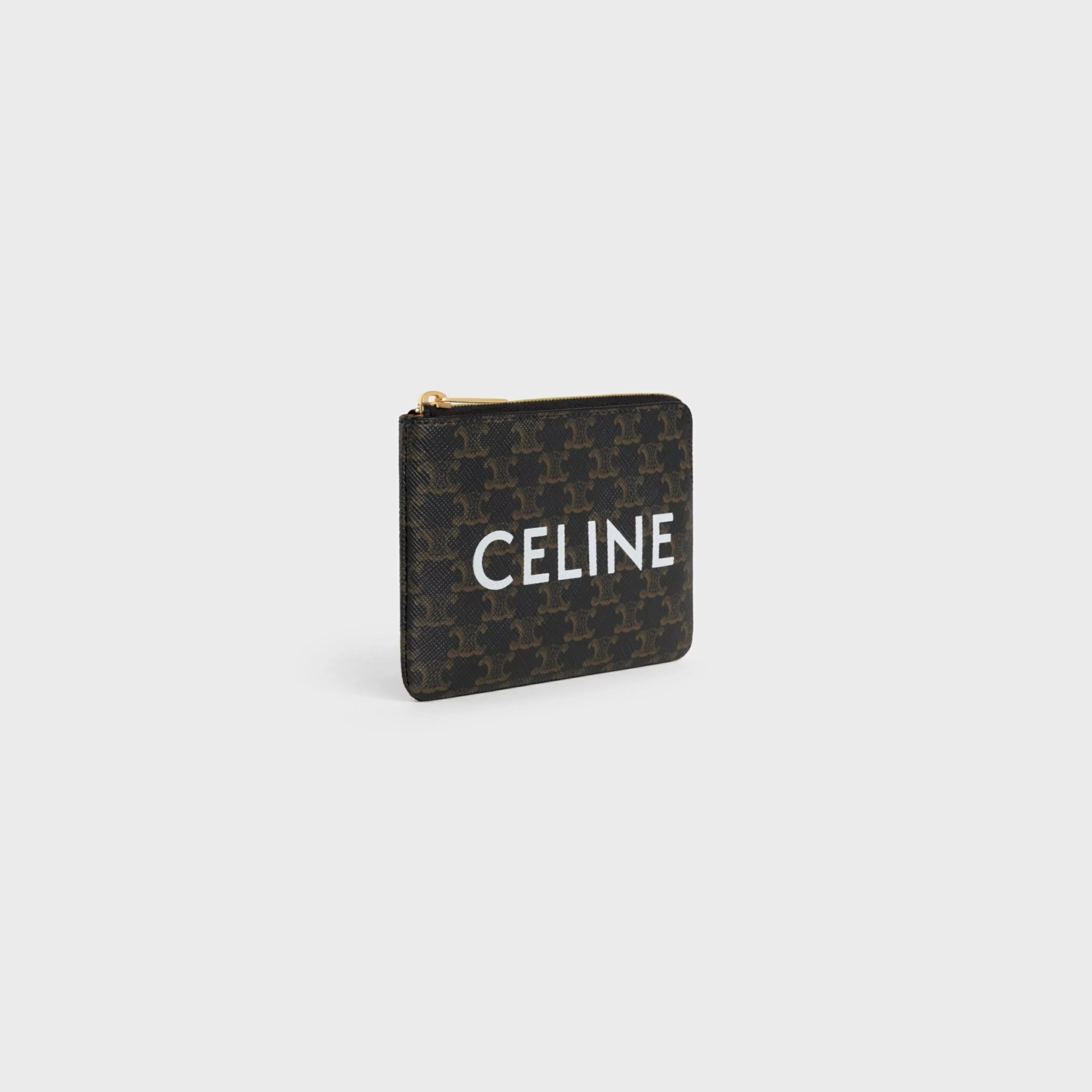 Coin And Card Pouch in Triomphe Canvas^CELINE Outlet