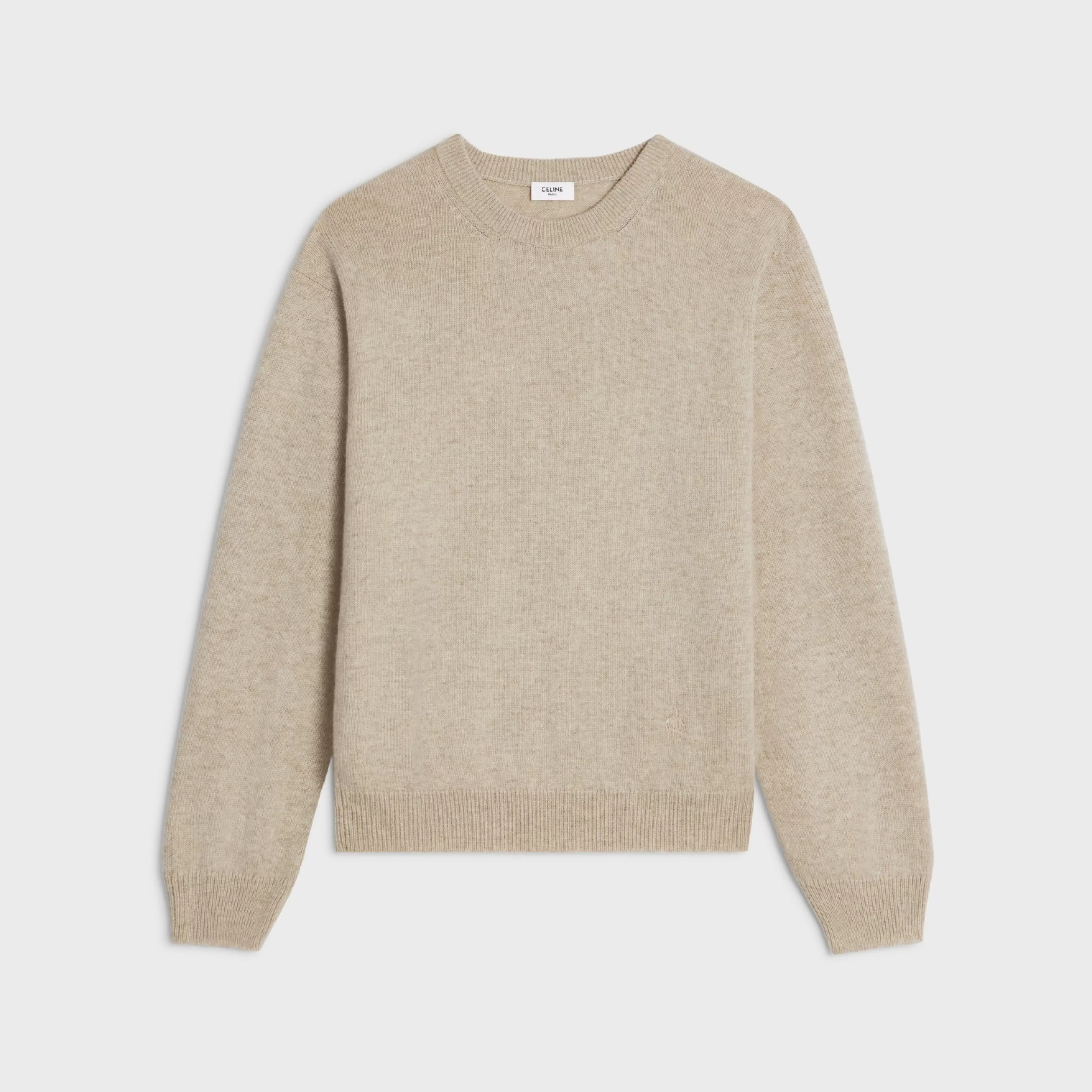 crew neck sweater in Scottish cashmere^CELINE Cheap