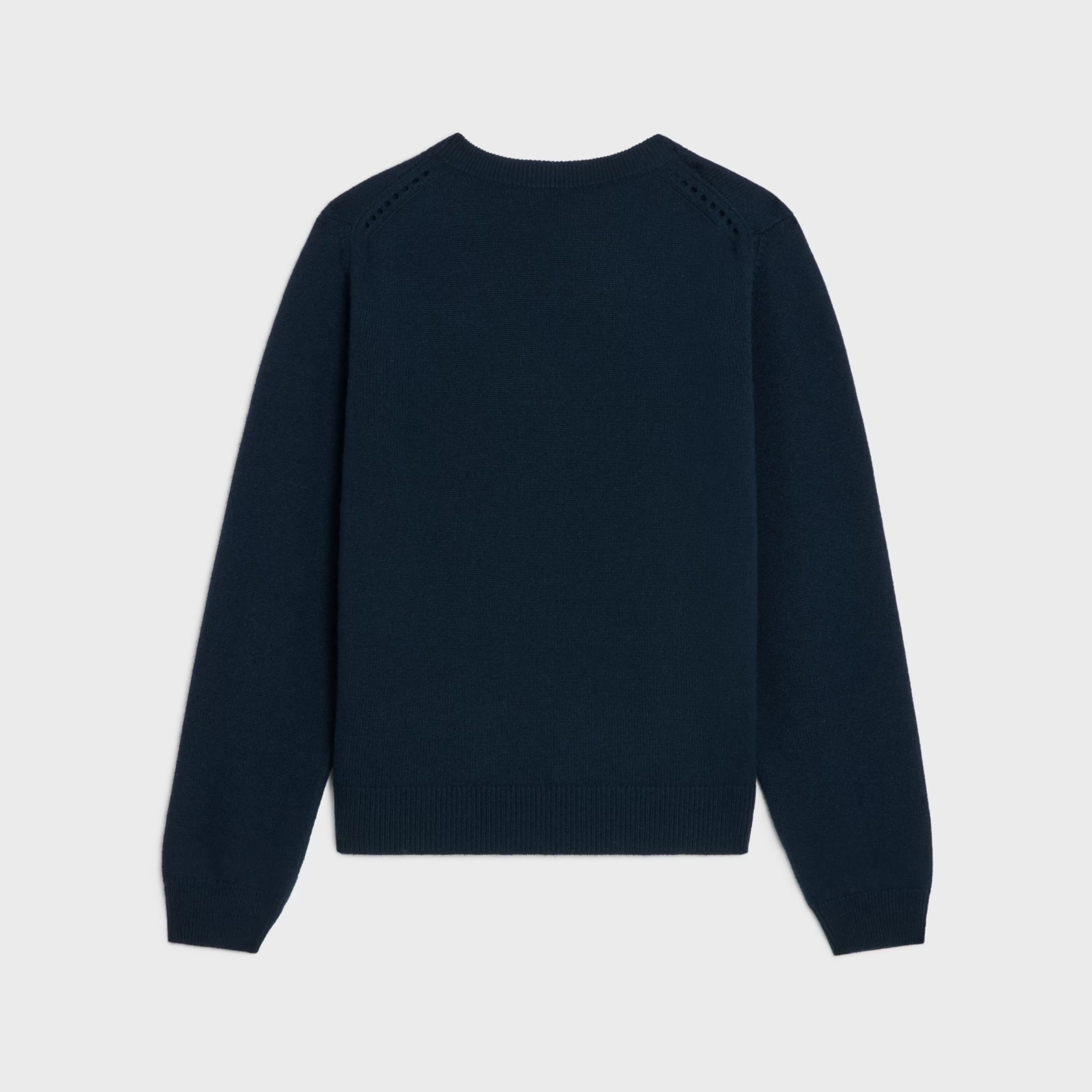 crew neck sweater in scottish cashmere^CELINE Sale