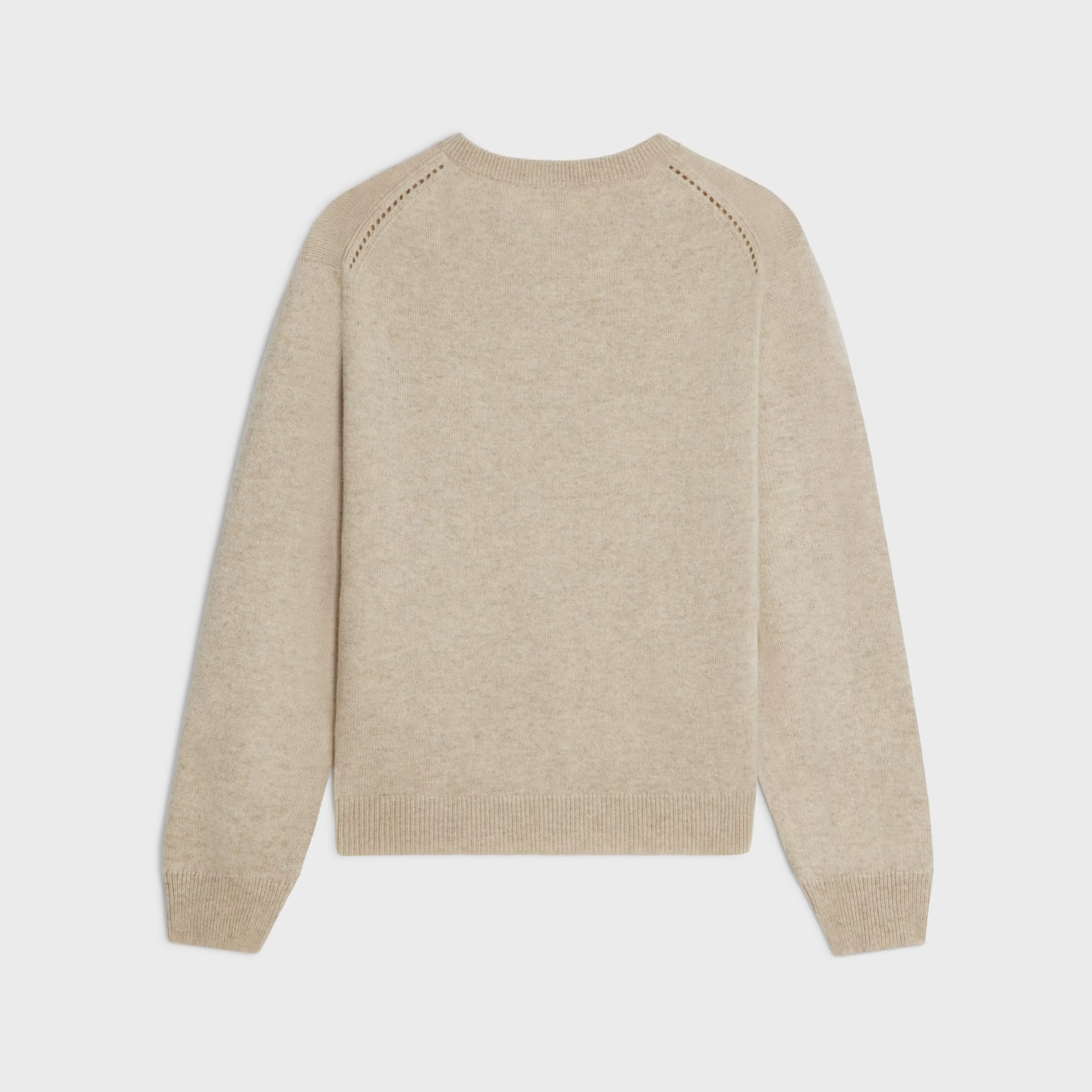 crew neck sweater in Scottish cashmere^CELINE Cheap