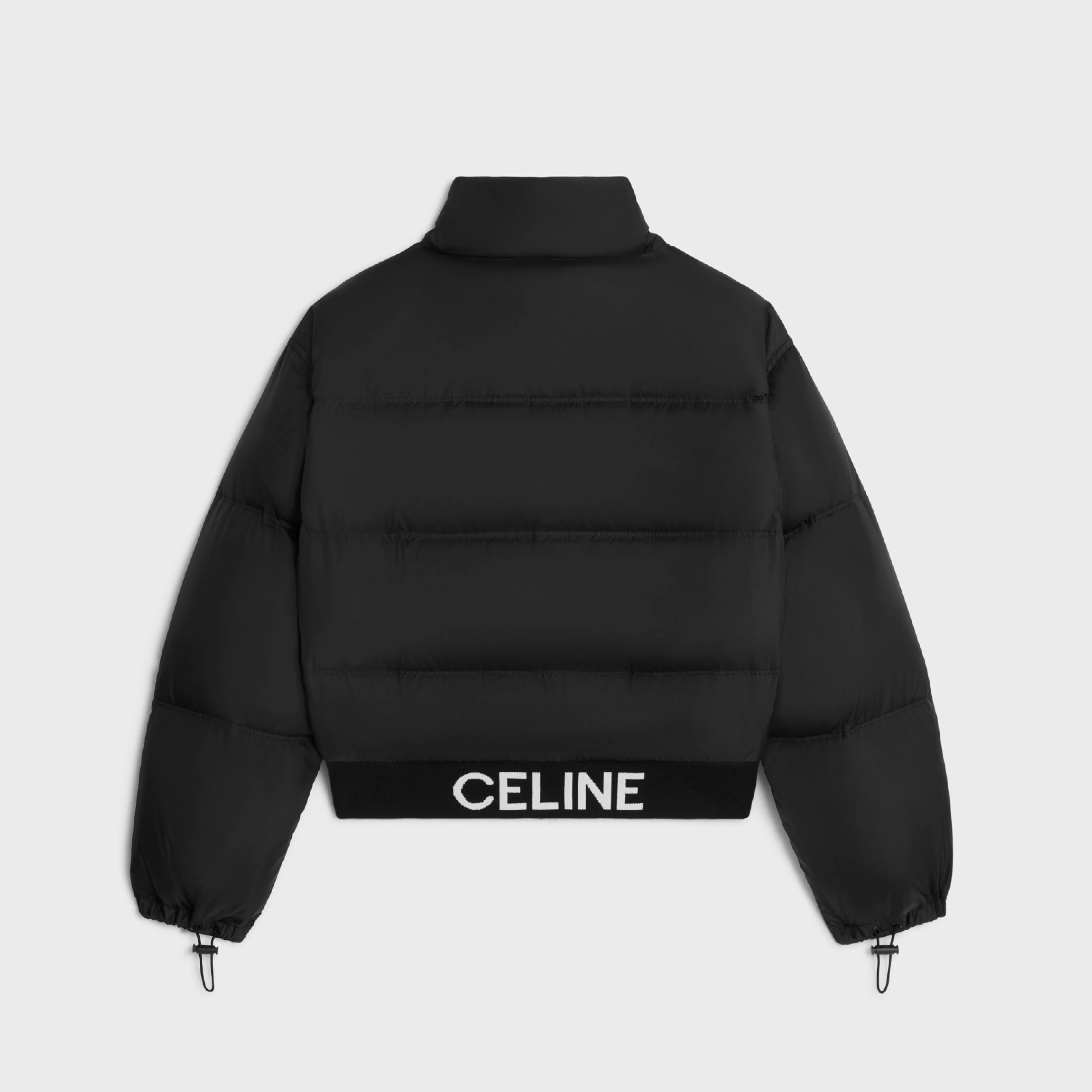 cropped down jacket in lightweight nylon^CELINE Sale