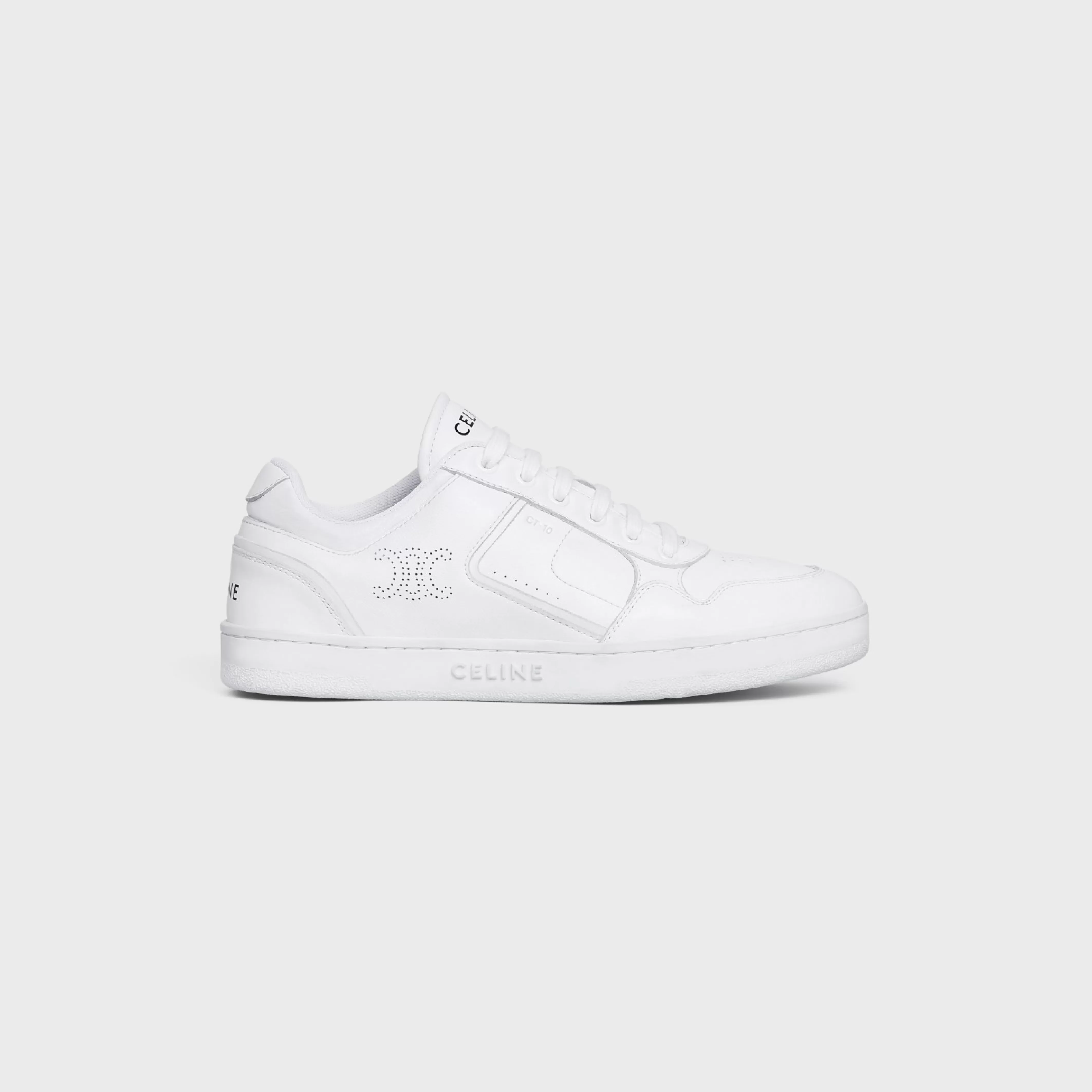 CT-10 TRAINER LOW LACE-UP SNEAKER in CALFSKIN^CELINE Online