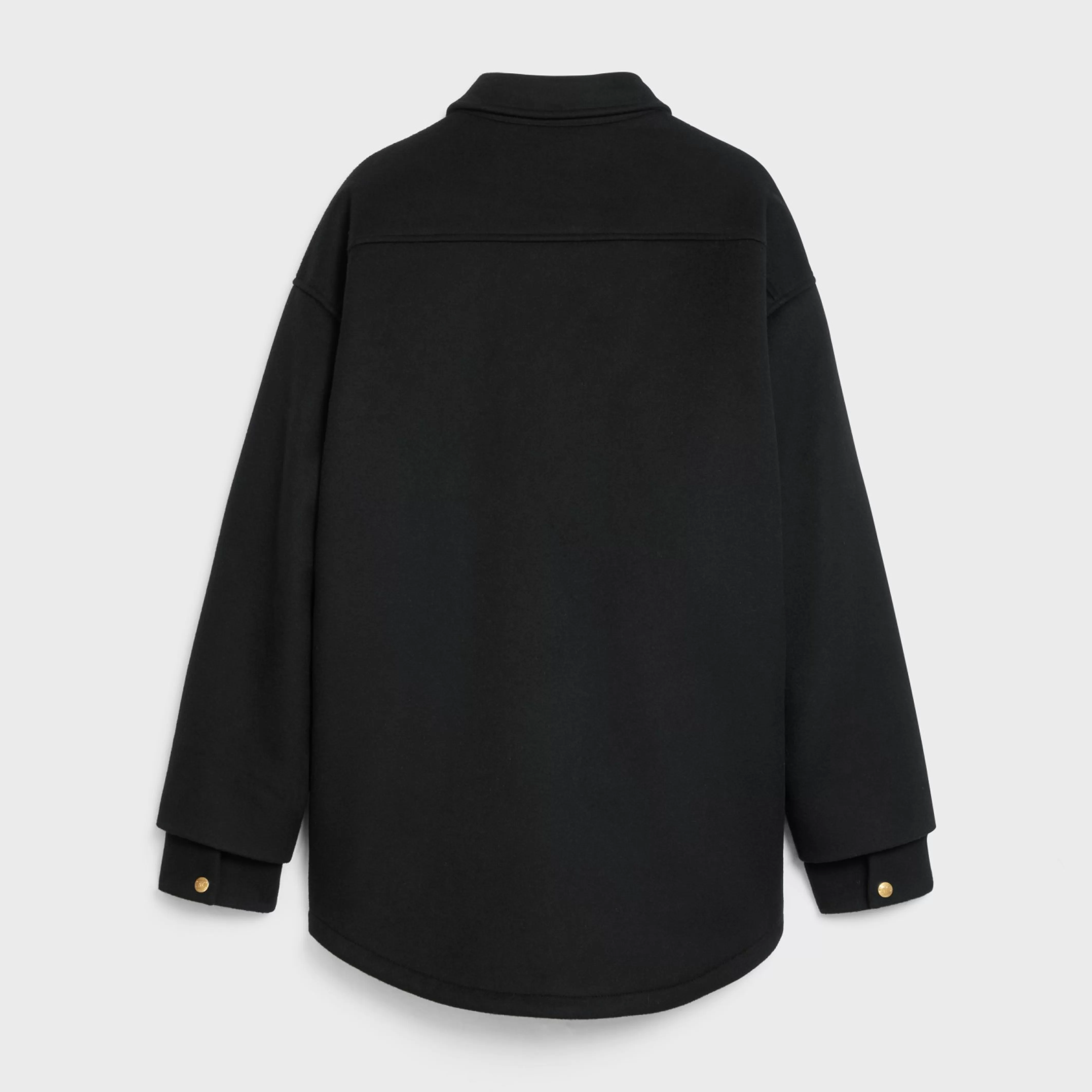 egg overshirt in double face cashmere^CELINE Discount